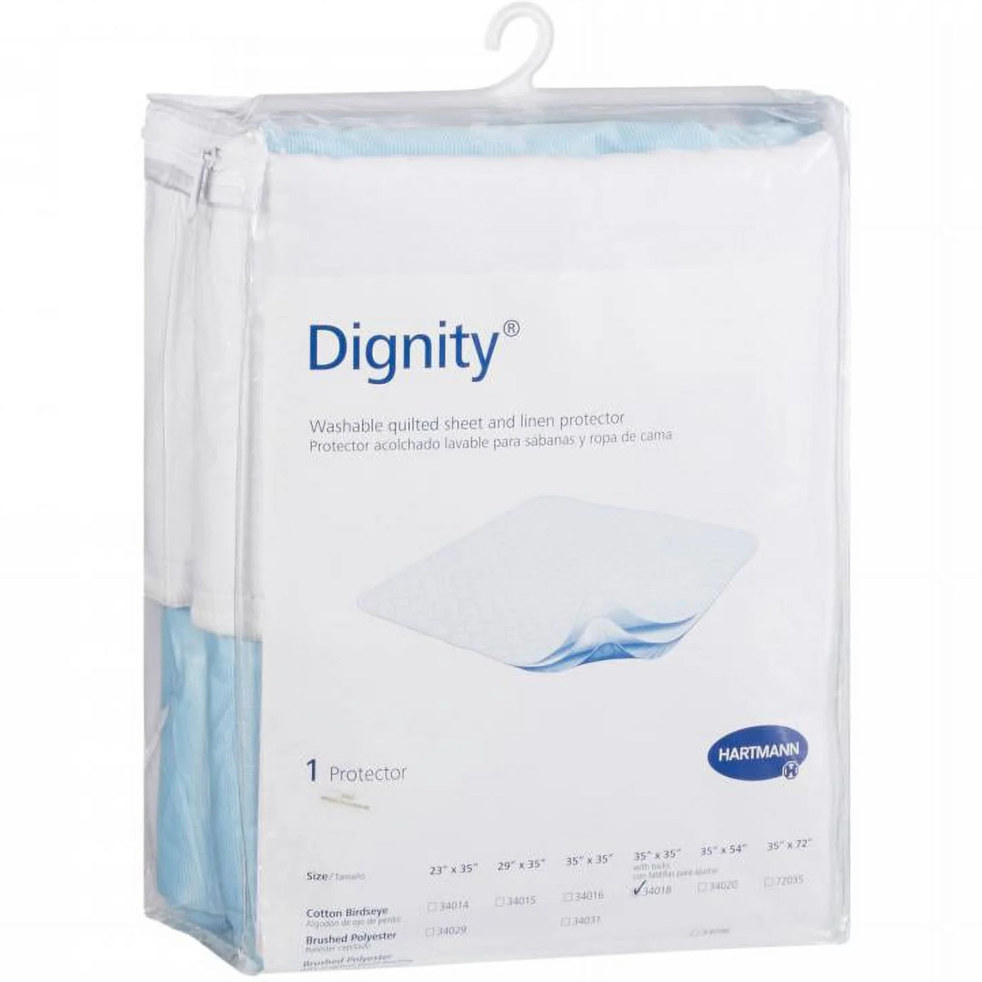 Dignity Reusable/Washable Protectors Underpad with Tuckable Flaps, Moderate, 34018, 35 in x 35 in - 1 Each