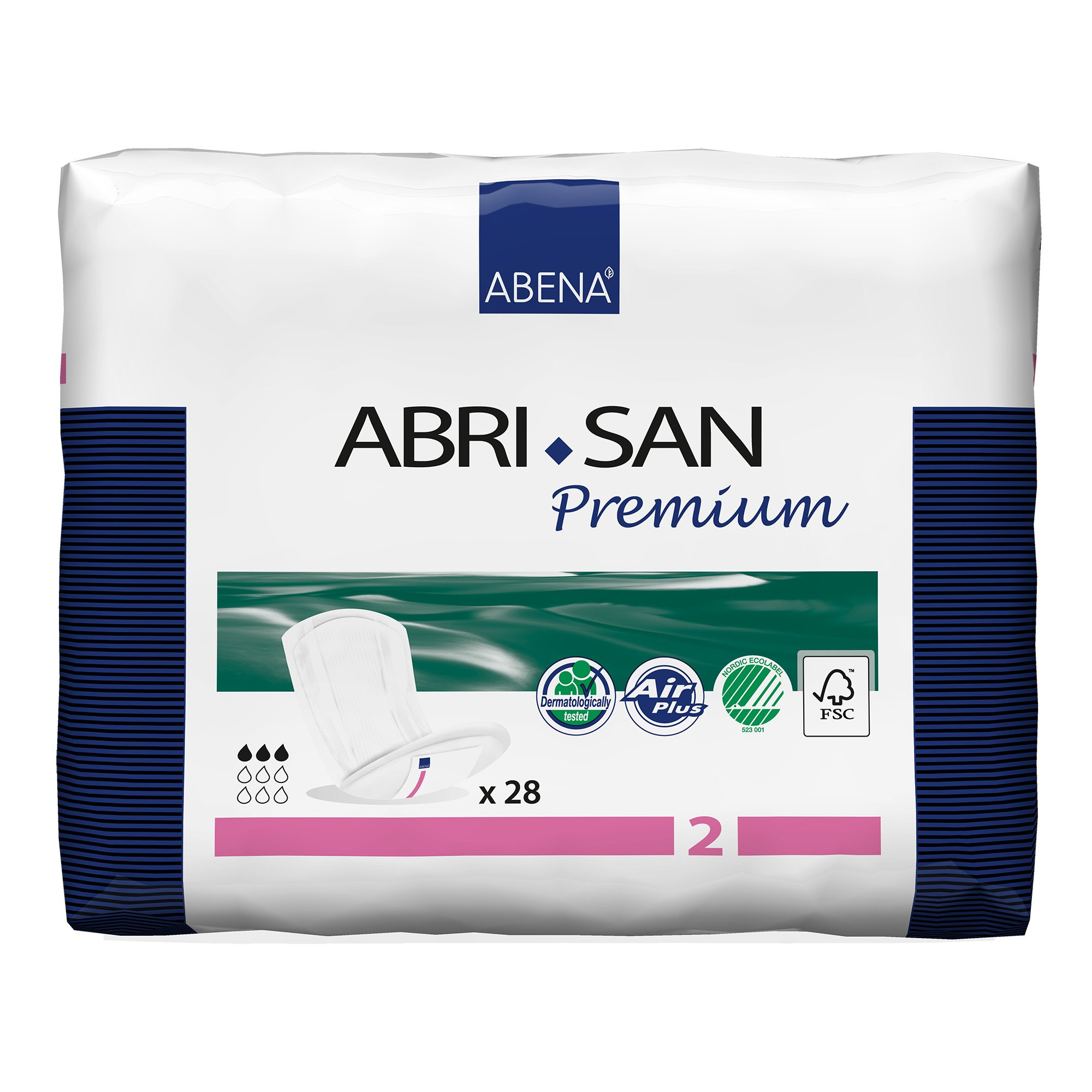 Abri-San Premium Adult Disposable Bladder Control Pad, Light , 9260, Level 2 10 in - Case of 336