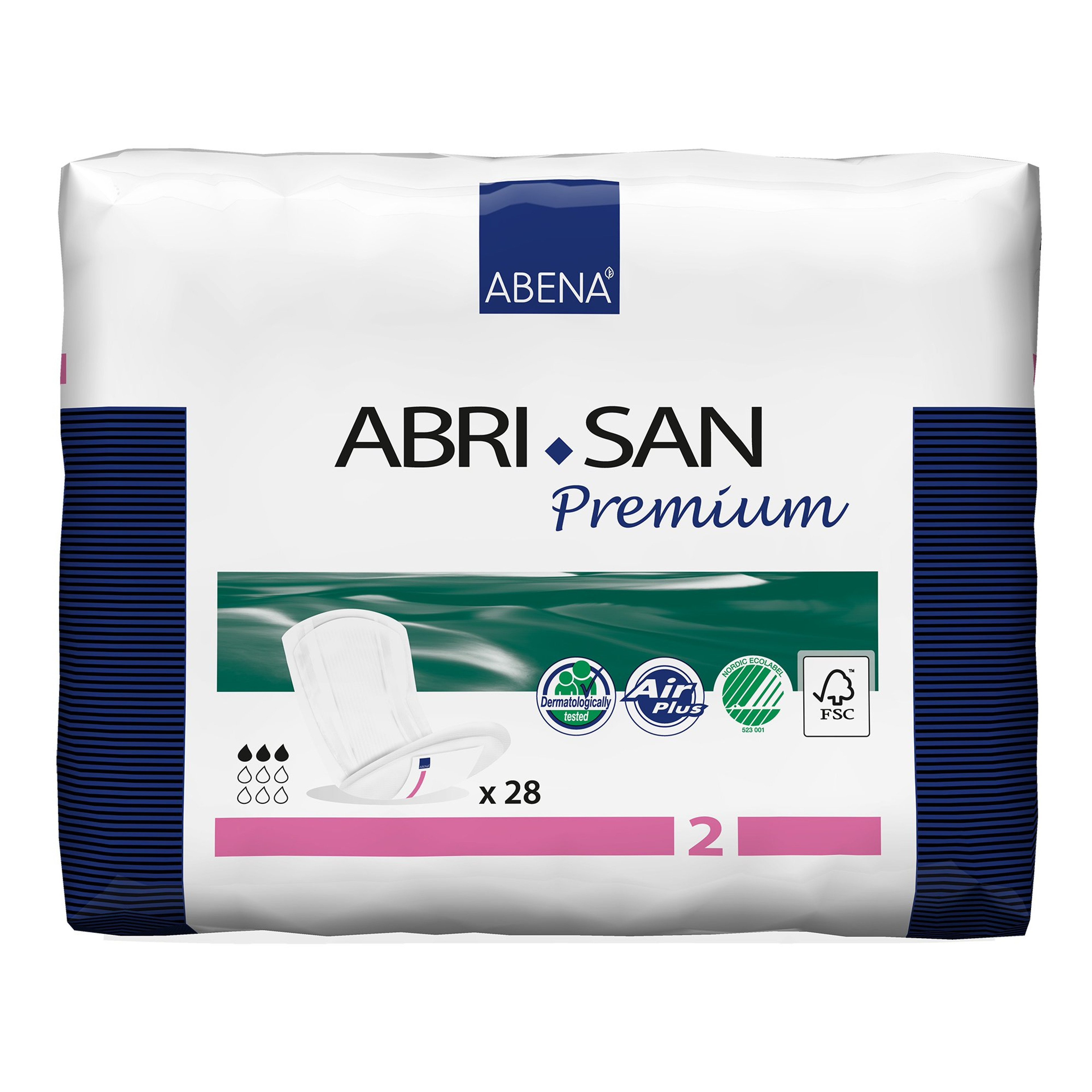Abri-San Premium Adult Disposable Bladder Control Pad, Light , 9260, Level 2 10 in - Case of 336