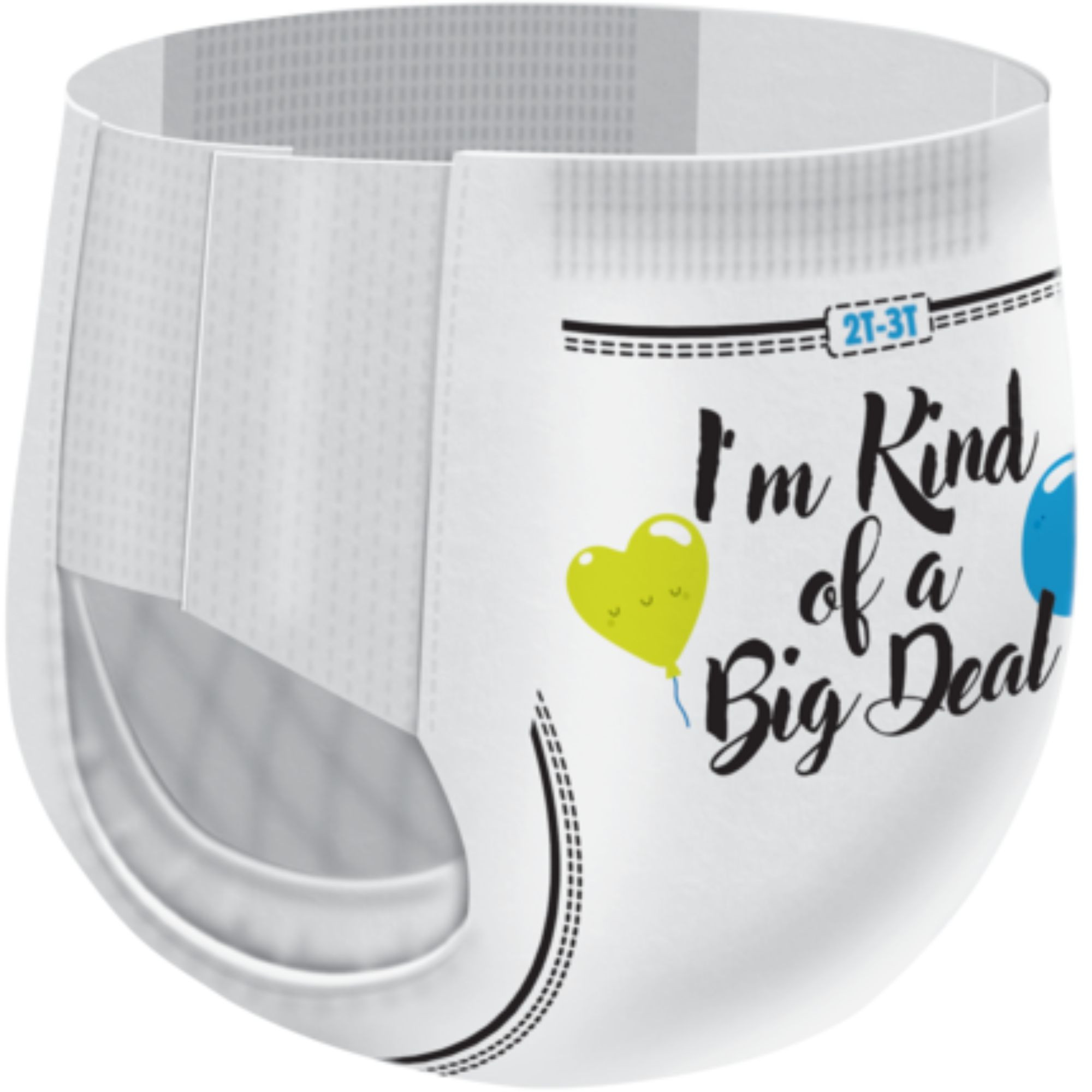 Cutie Pants Disposable Male Toddler Training Pants, Heavy, CR7007, Sea Animals, Size 2T-3T, Up to 34 lbs - Case of 104