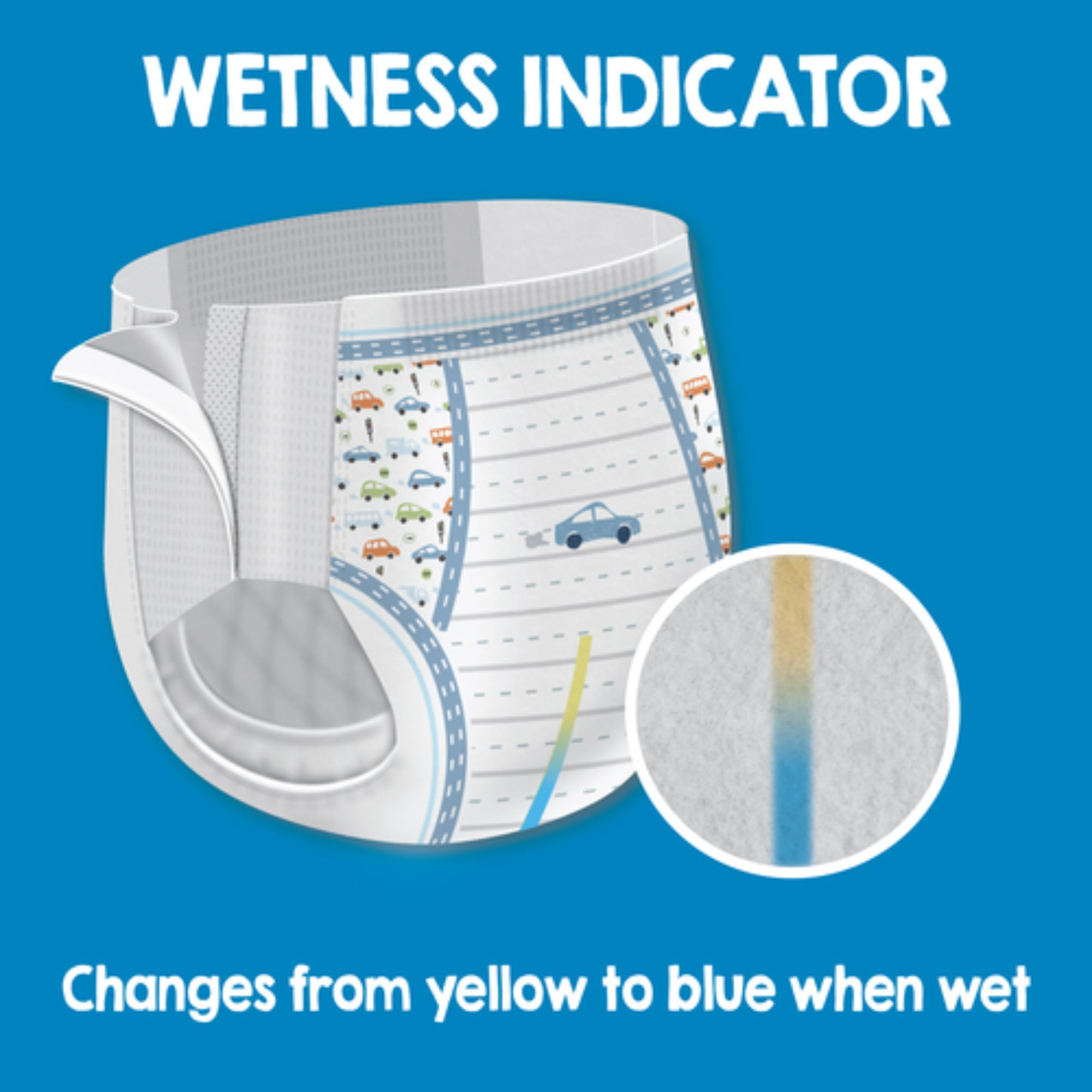 Cutie Pants Disposable Male Toddler Training Pants, Heavy, CR7007, Sea Animals, Size 2T-3T, Up to 34 lbs - Case of 104