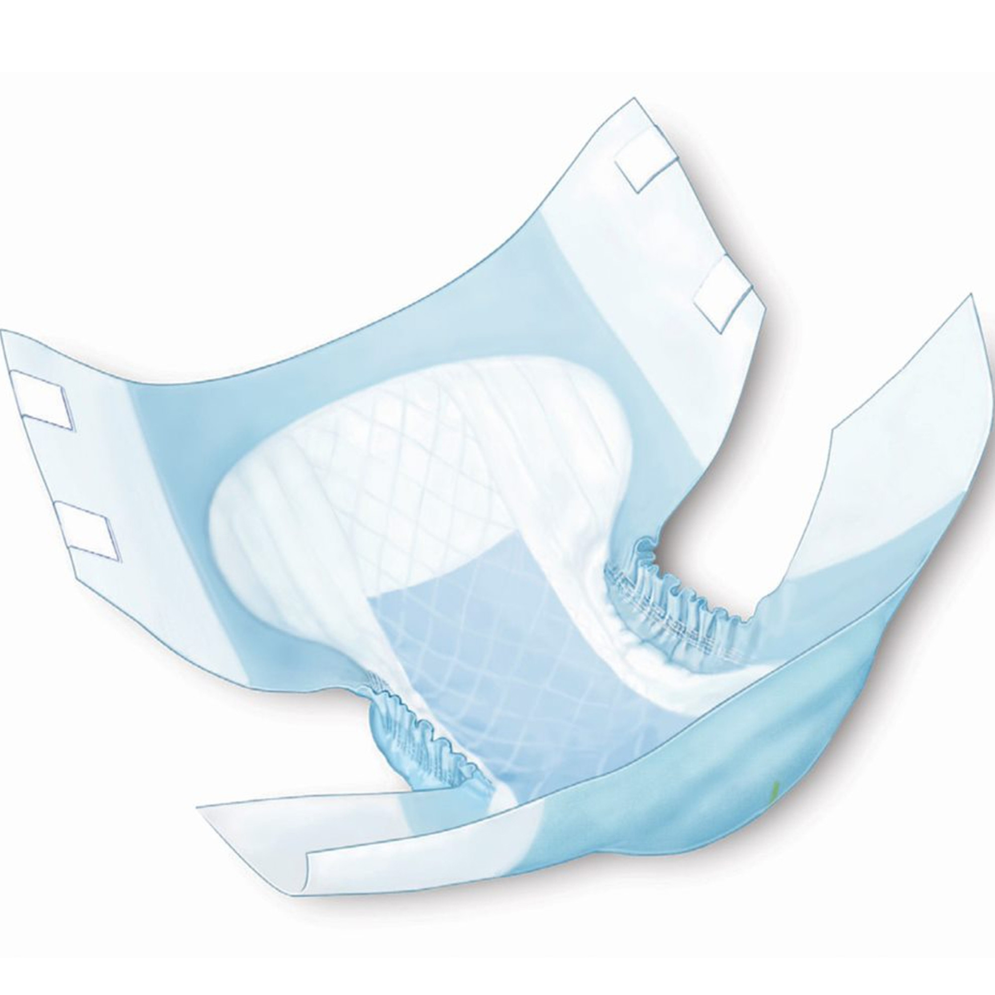 Cardinal Wings Quilted Plus Diapers with Tabs with BreatheEasy Technology Disposable Adult Diapers with Tabs, Heavy