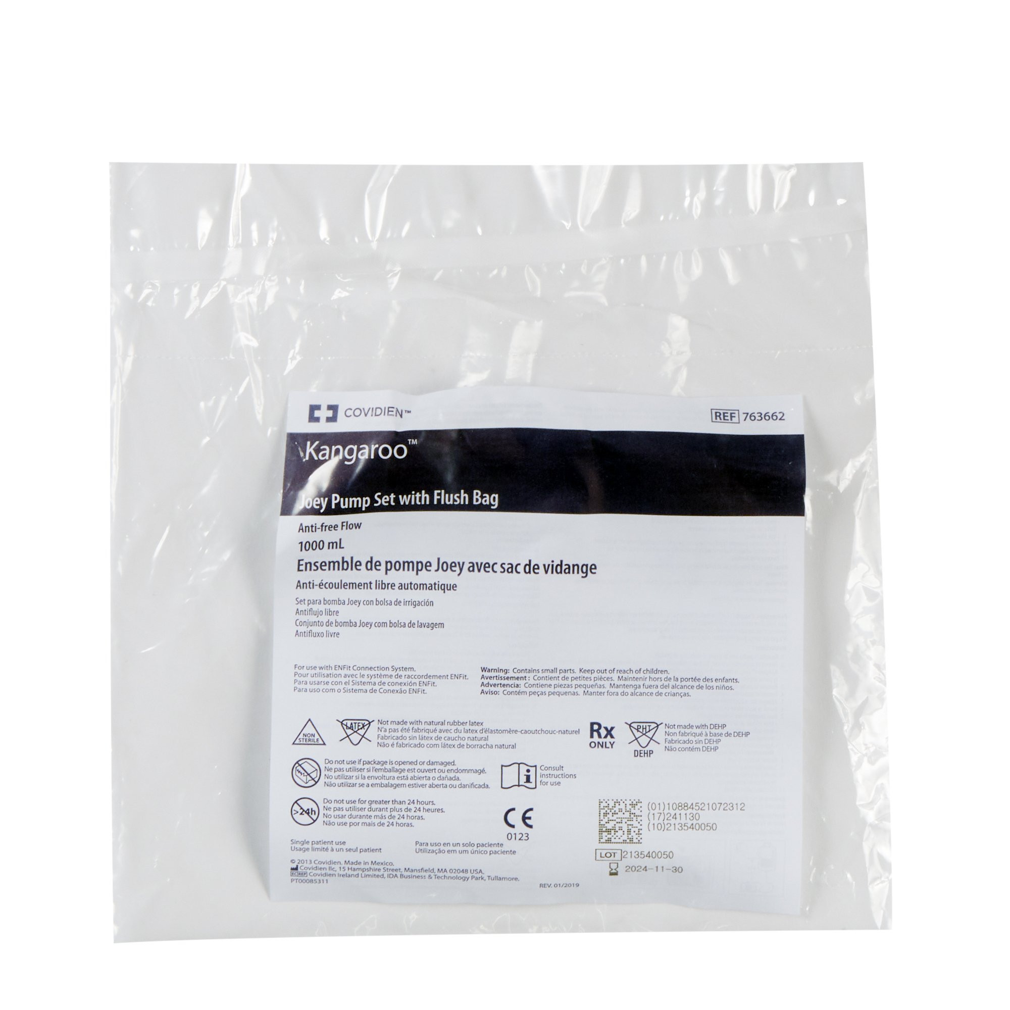 Kangaroo Joey Enteral Feeding Pump Bag Set, 1000 mL