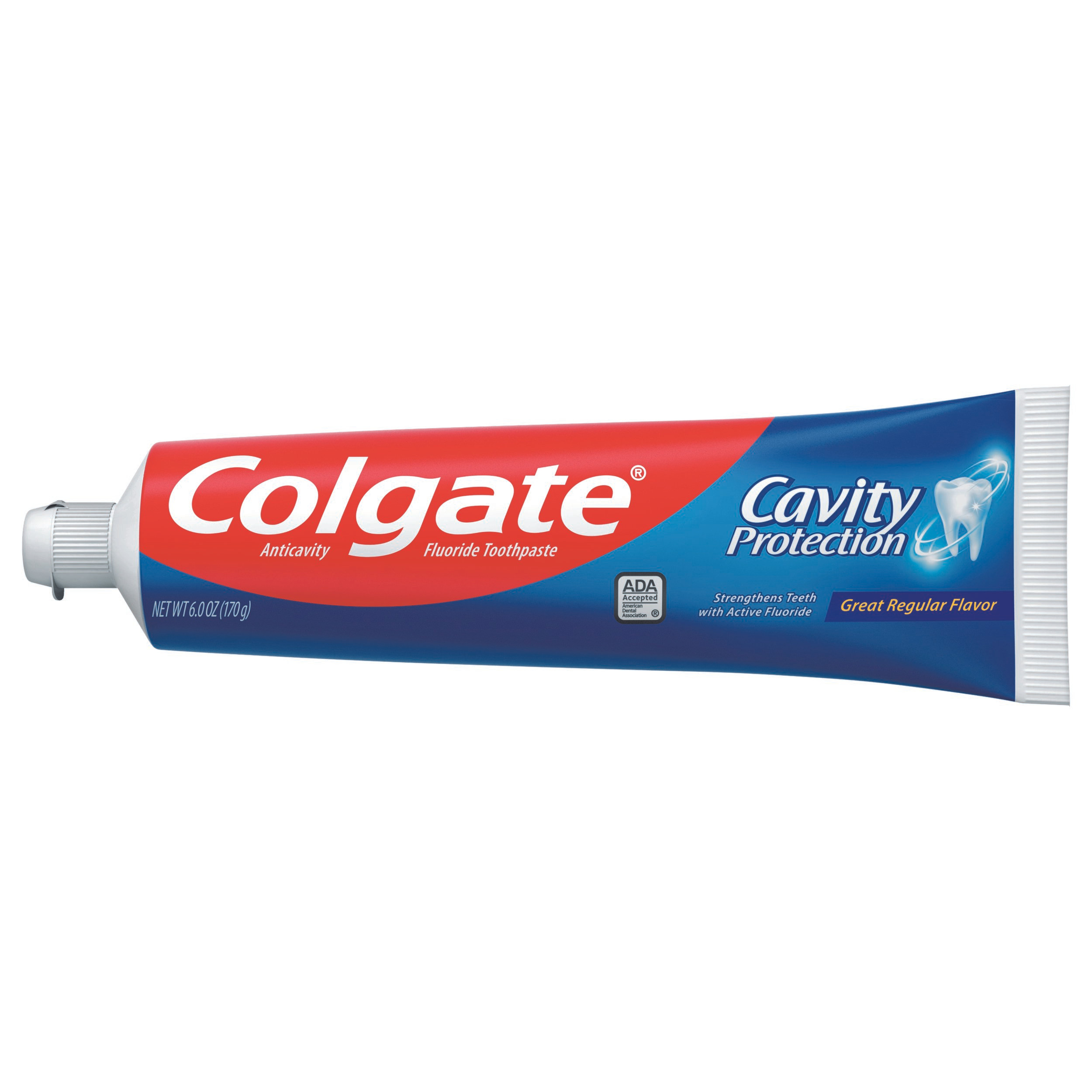 Colgate Toothpaste Cavity Protection Regular, Flavor, 6 oz., Tube, 151088, Case of 24 Tubes