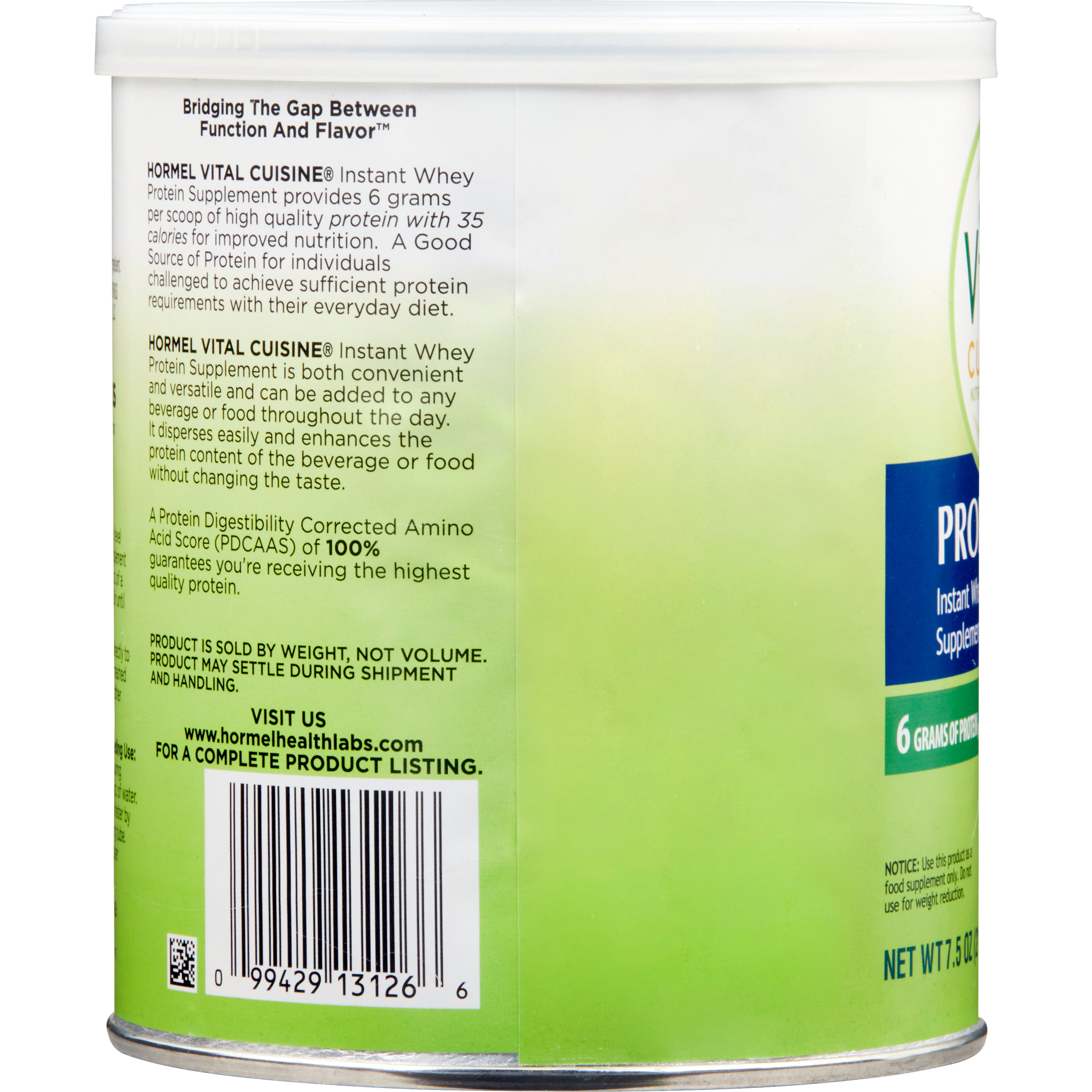 Vital Cuisine ProPass Oral Protein Supplement Whey Protein, Unflavored Powder, 7.5 oz., Can