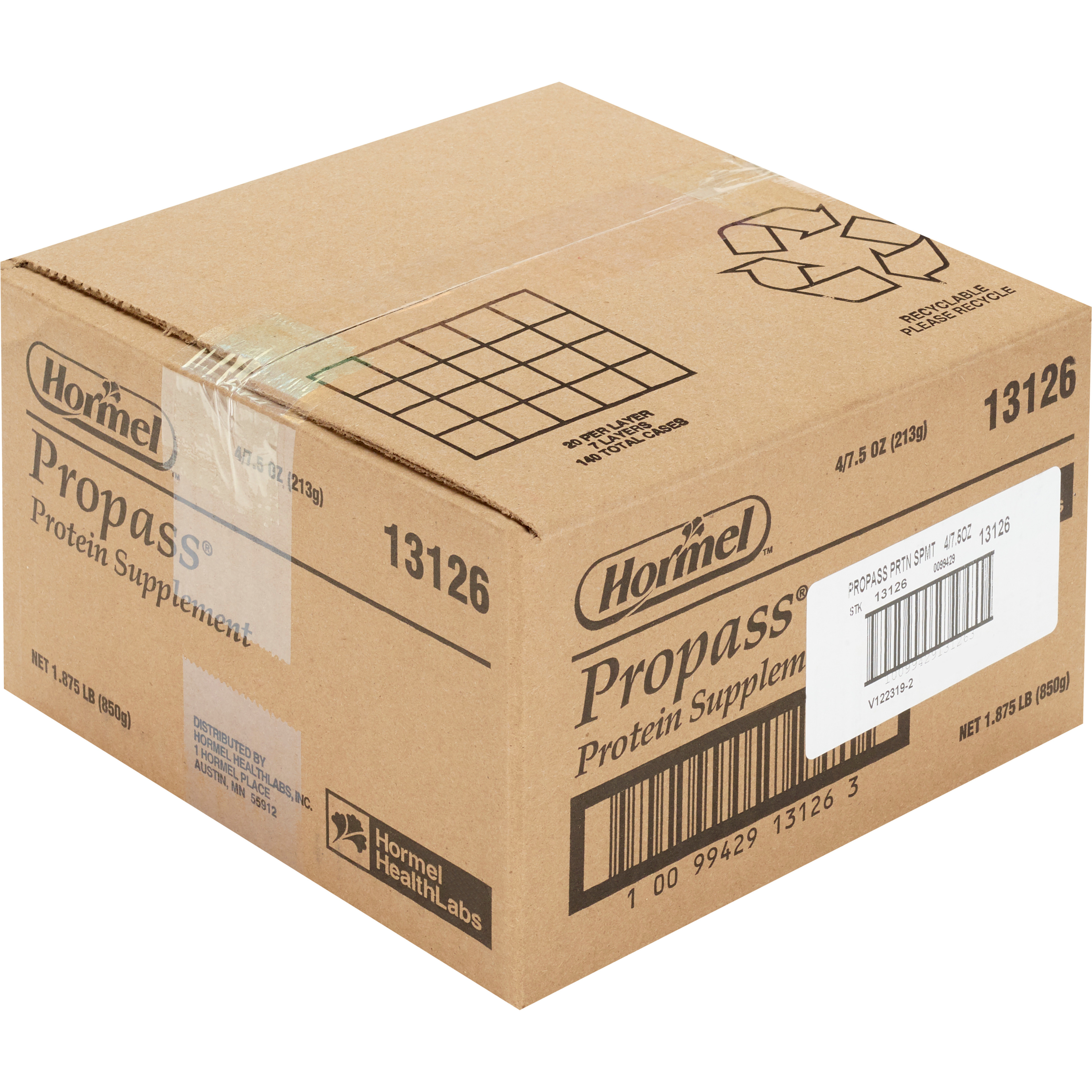 Vital Cuisine ProPass Oral Protein Supplement Whey Protein, Unflavored Powder, 7.5 oz., Can