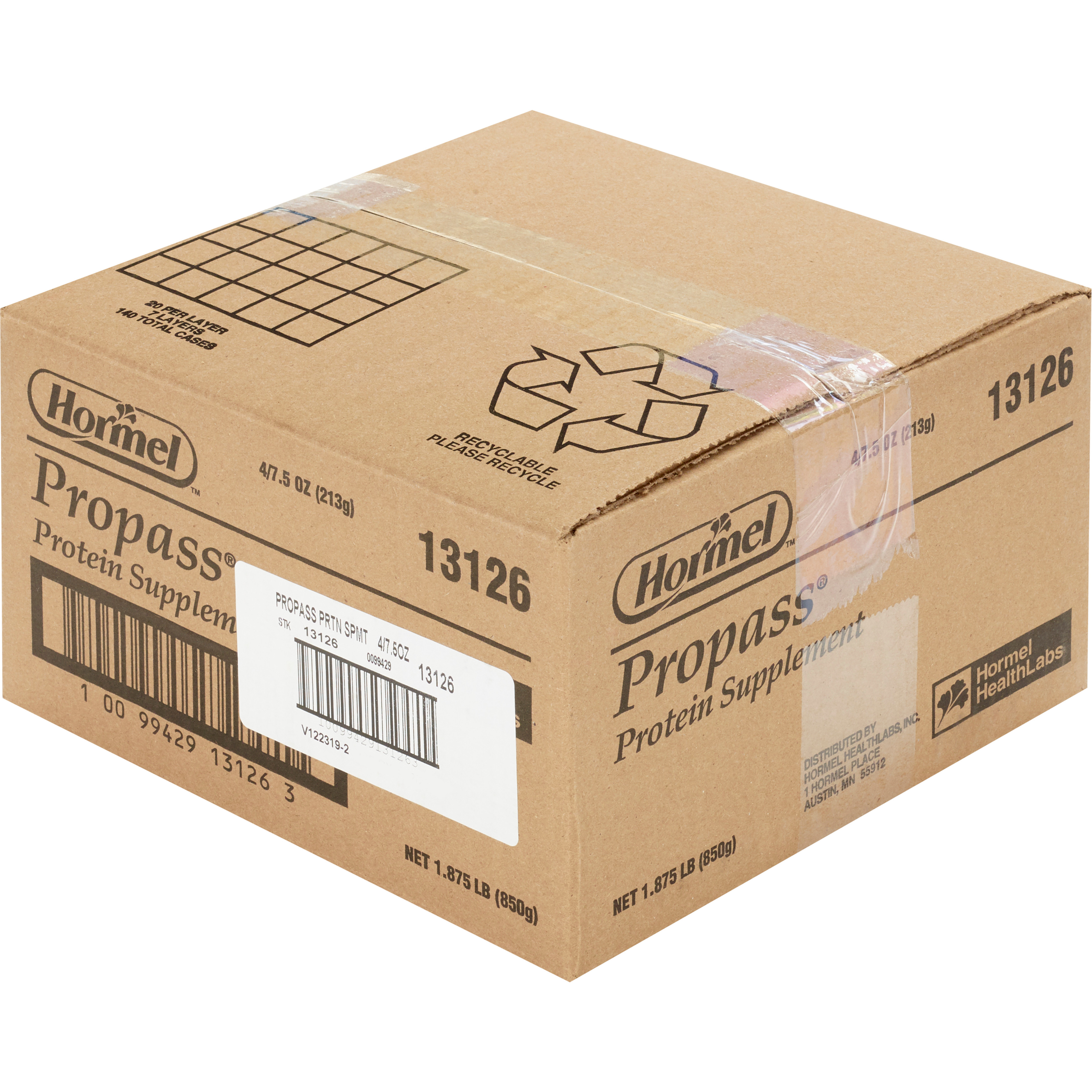 Vital Cuisine ProPass Oral Protein Supplement Whey Protein, Unflavored Powder, 7.5 oz., Can