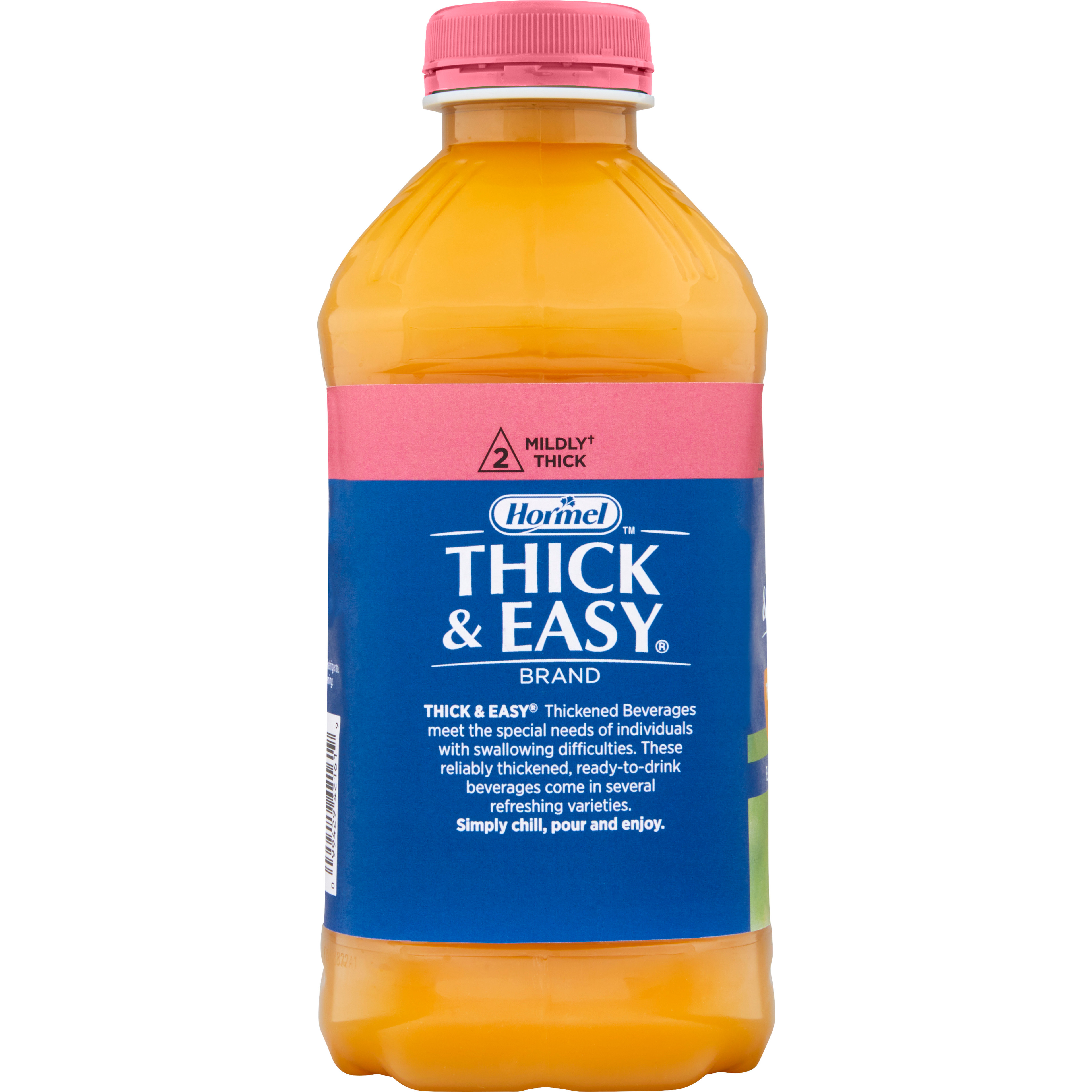 Thick & Easy Ready to Use Thickened Beverage, Orange Juice Flavor, 46 oz., Bottle