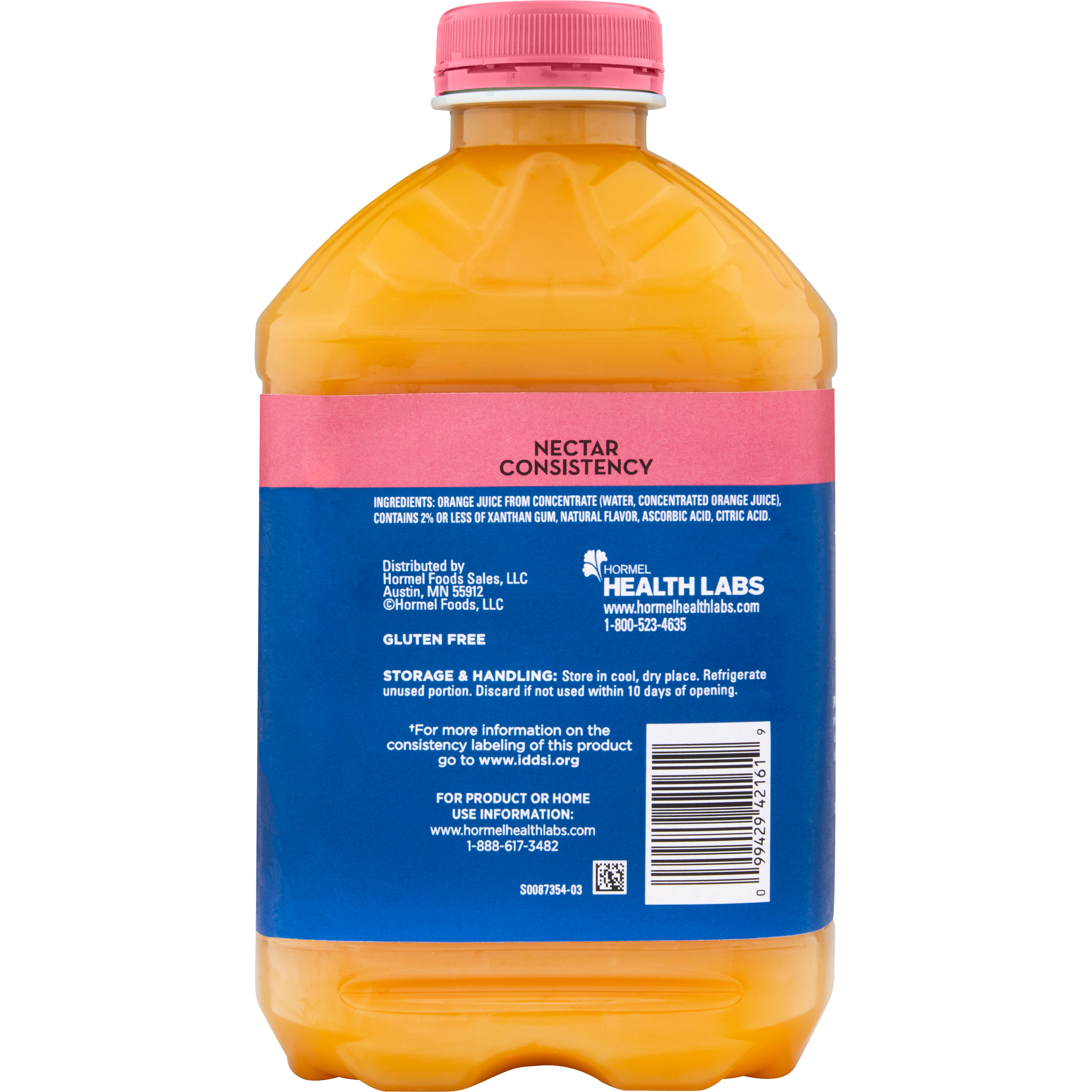 Thick & Easy Ready to Use Thickened Beverage, Orange Juice Flavor, 46 oz., Bottle