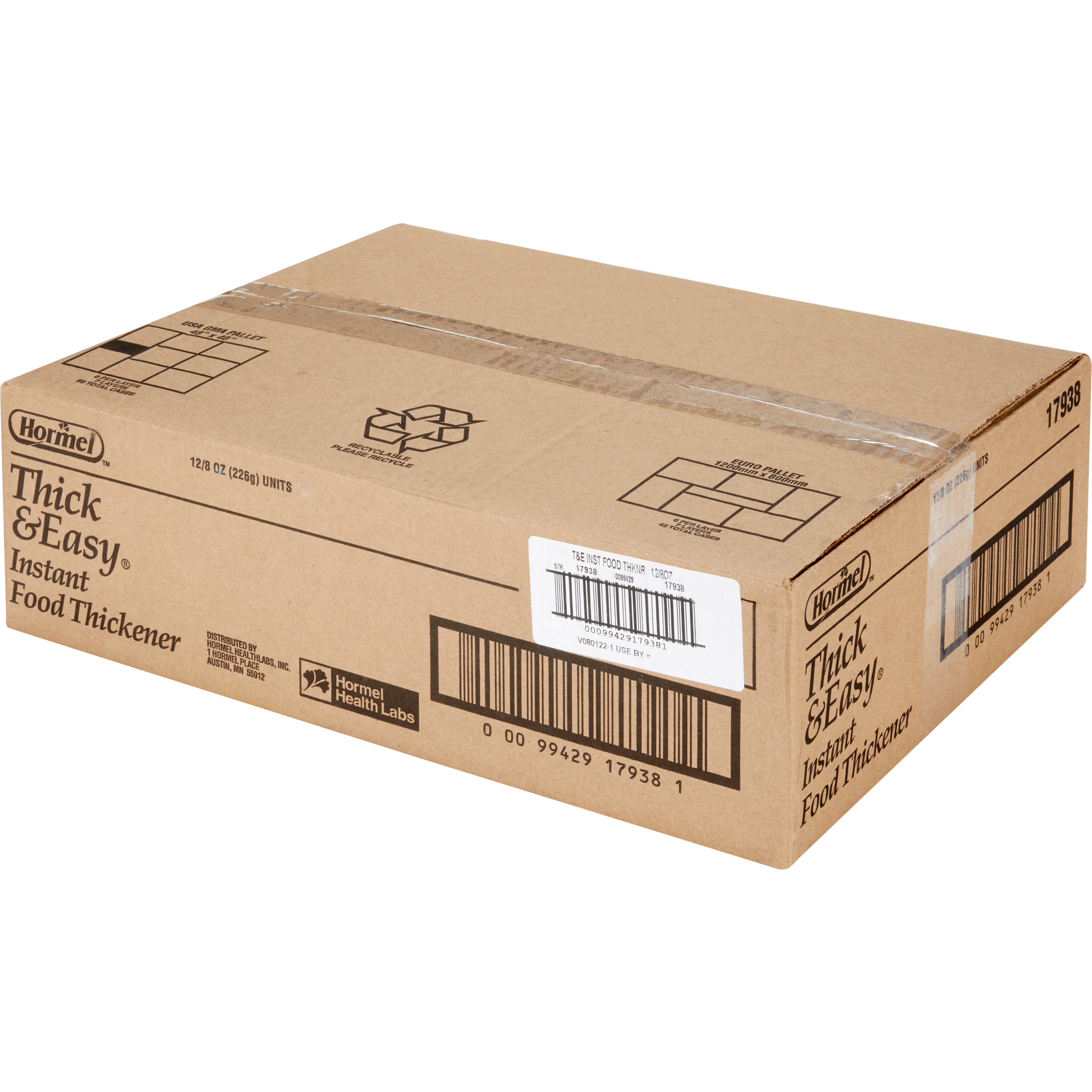 Thick & Easy Food and Beverage Thickener, 8 oz. Canister Unflavored Powder