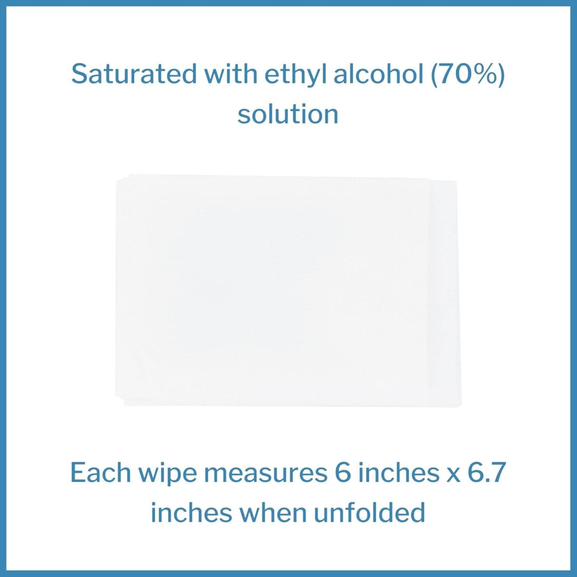 McKesson Hand Sanitizing Wipe Alcohol Wipe, Individual Packet, 16-3500, Case of 1000