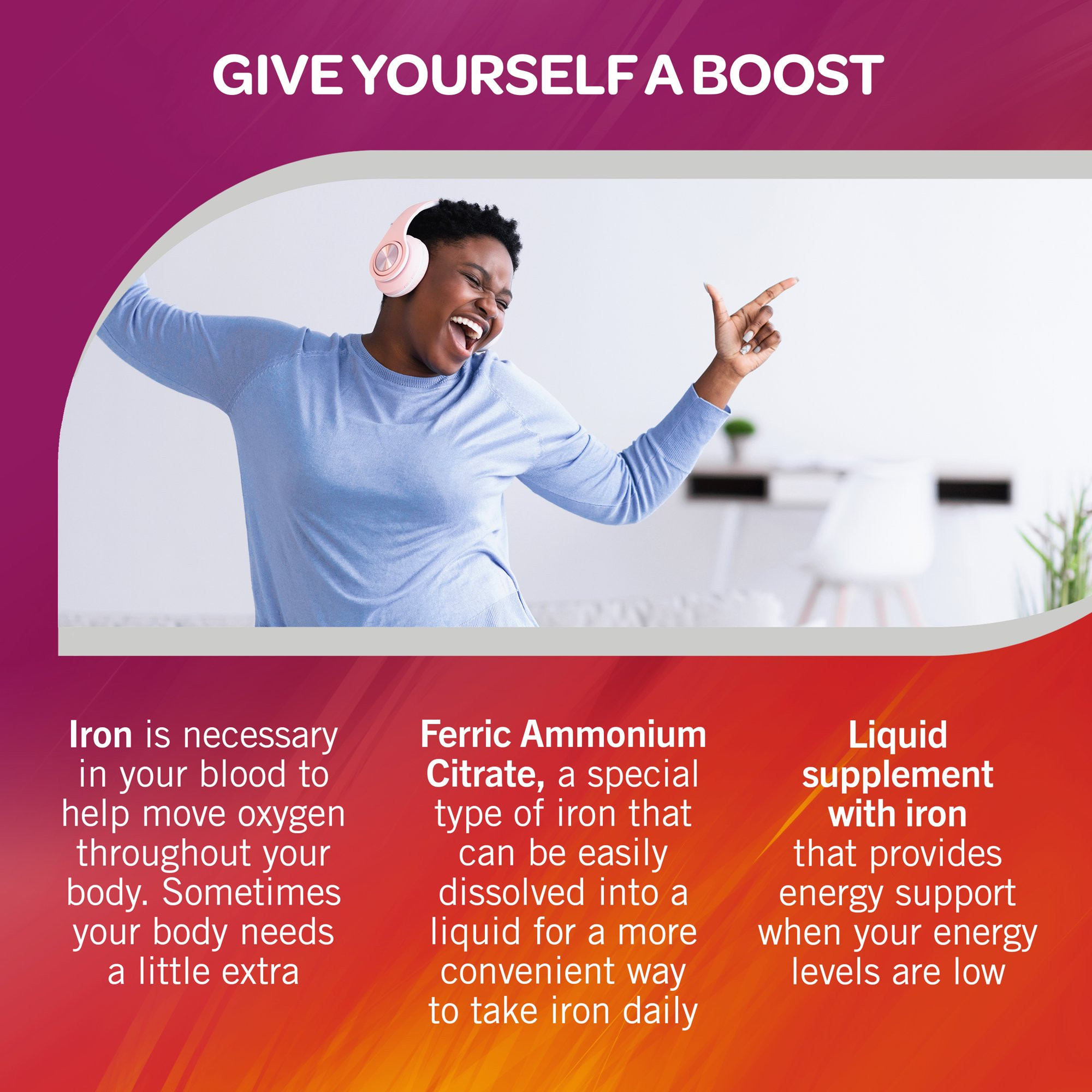 Geritol Multivitamin Supplement 12 oz. Bottle, Unflavored, 46017001112, 1 Bottle