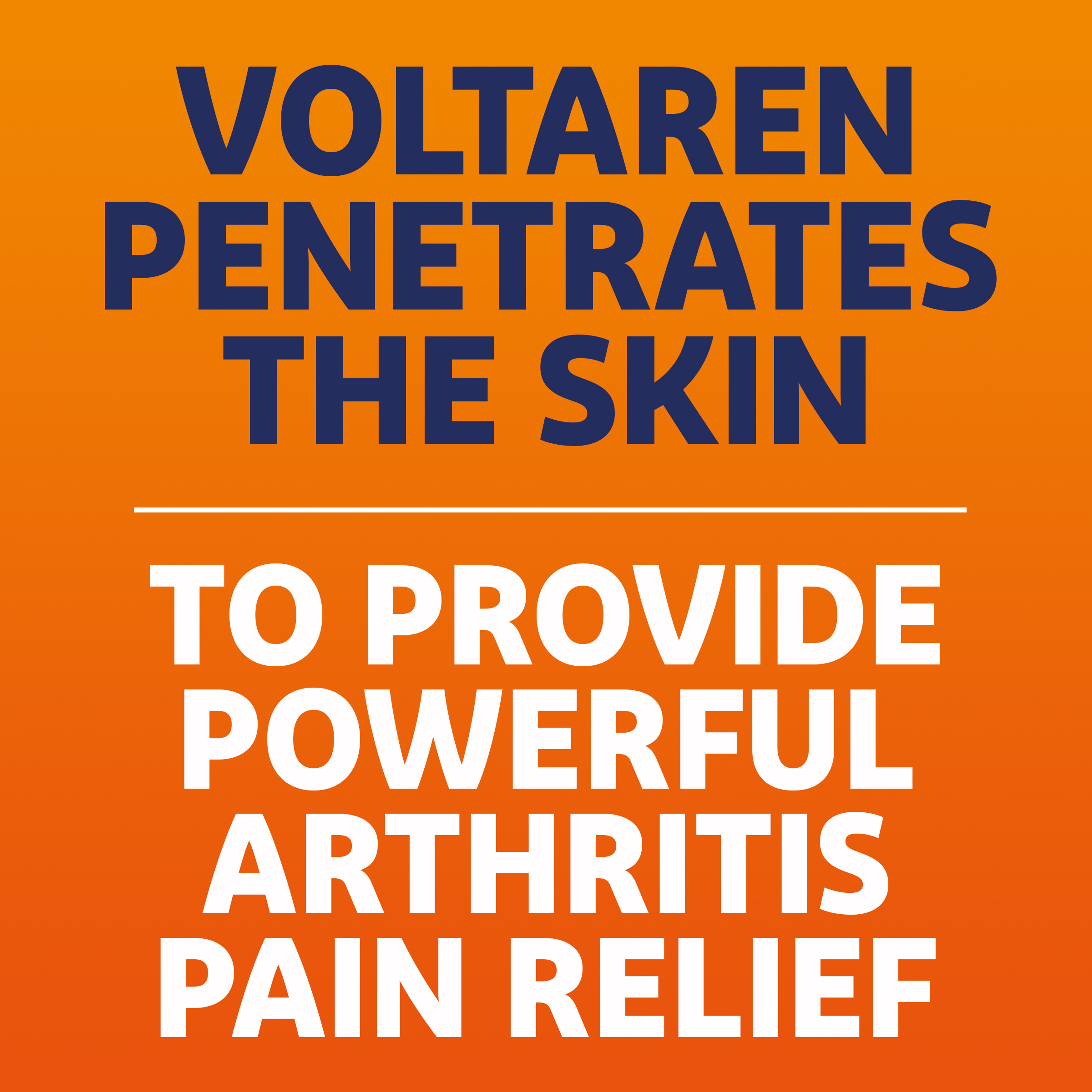 Voltaren Topical Arthritis Pain Relief Gel with Diclofenac
