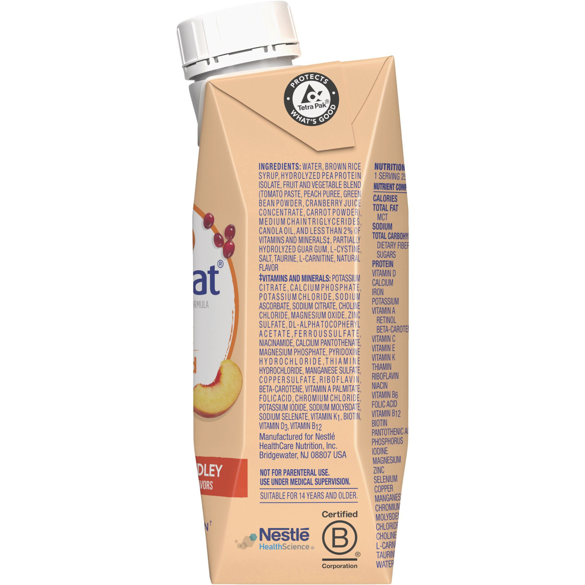 Compleat Peptide 1.5 Nutritionally Complete Tube Feeding FormulaCompleat Peptide 1.5 Nutritionally Complete Tube Feeding Formula