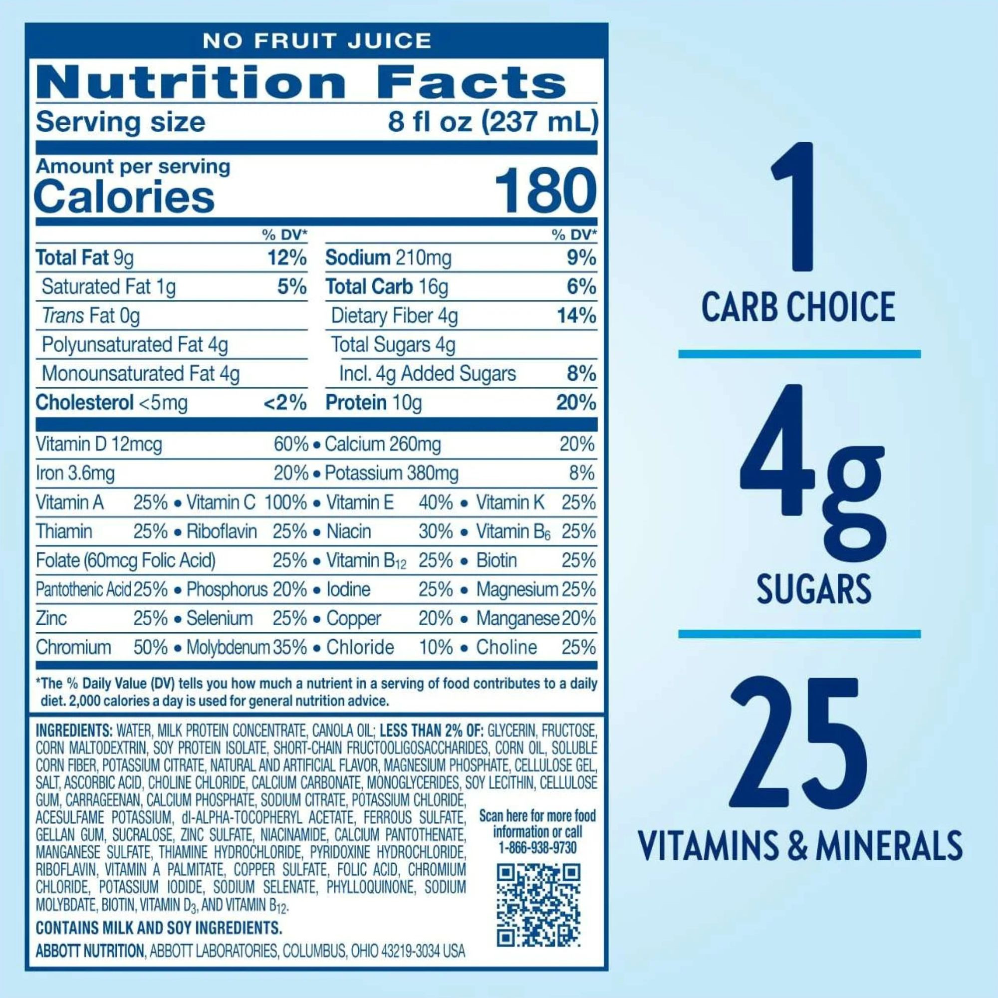 Glucerna Ready to Use Oral Supplement Shake, Bottle, Creamy Strawberry Flavor, 8 oz.