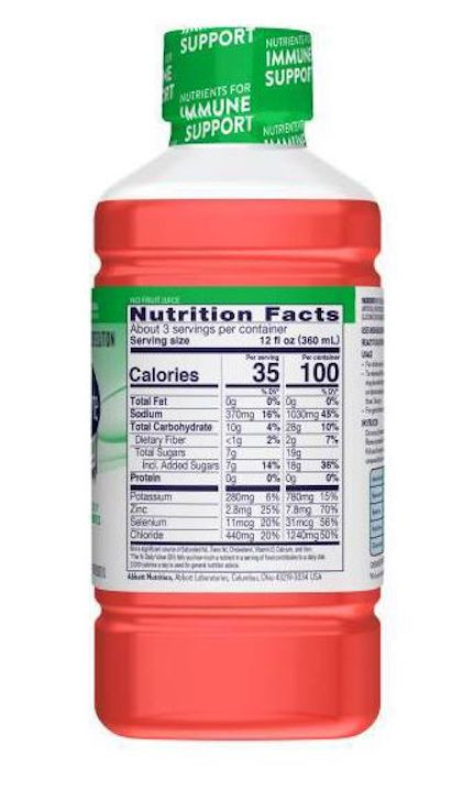 Pedialyte AdvancedCare Pediatric Oral Ready to Use Electrolyte Solution, Cherry Punch Flavor, 1 Liter, Bottle , 63057, 1 Bottle