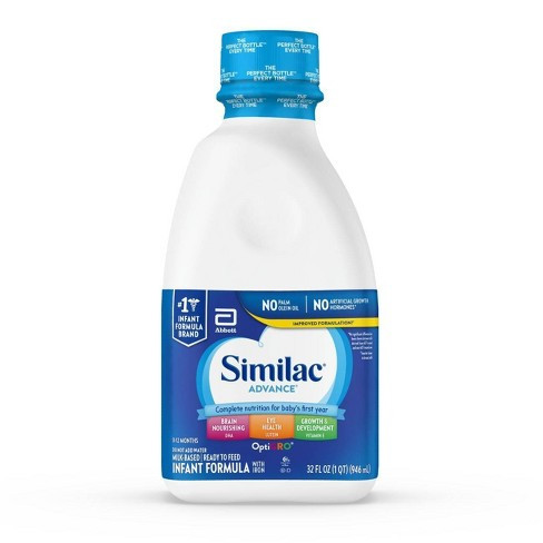 Similac Pro-Advance Ready to Use Infant Formula, 32 oz., Bottle