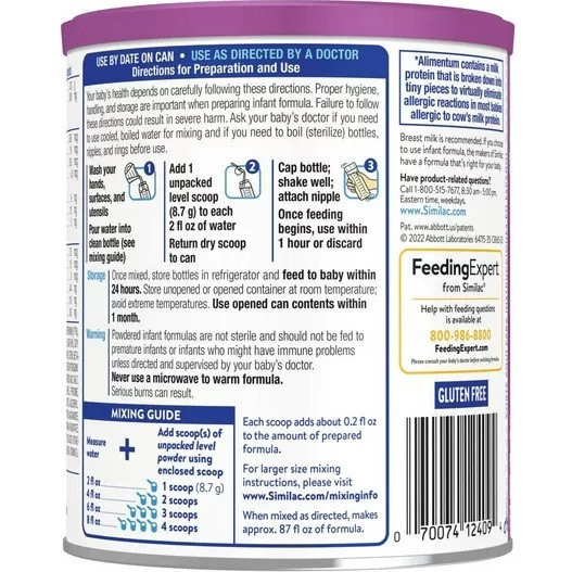 Similac Alimentum Infant Formula Powder, 12.1 oz.