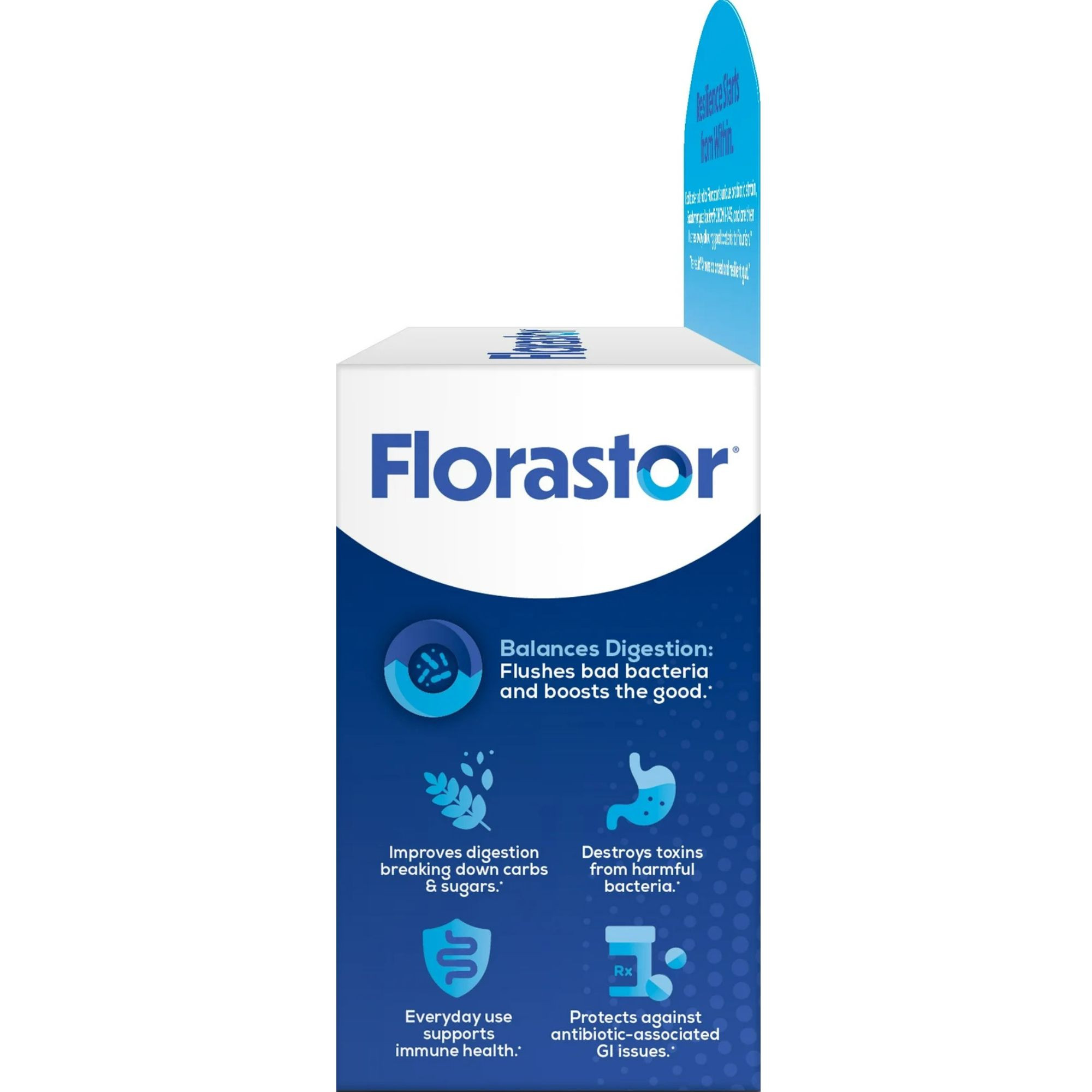 Florastor Probiotic Dietary Supplement Capsule, 50 per Bottle, 66825000201, 1 Bottle