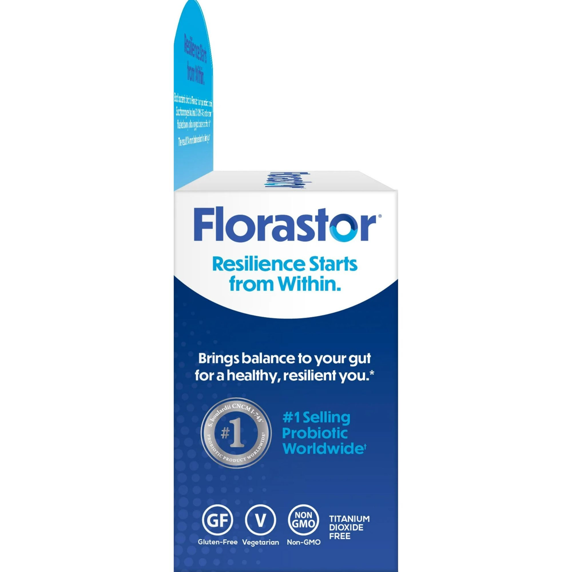 Florastor Probiotic Dietary Supplement Capsule, 50 per Bottle, 66825000201, 1 Bottle