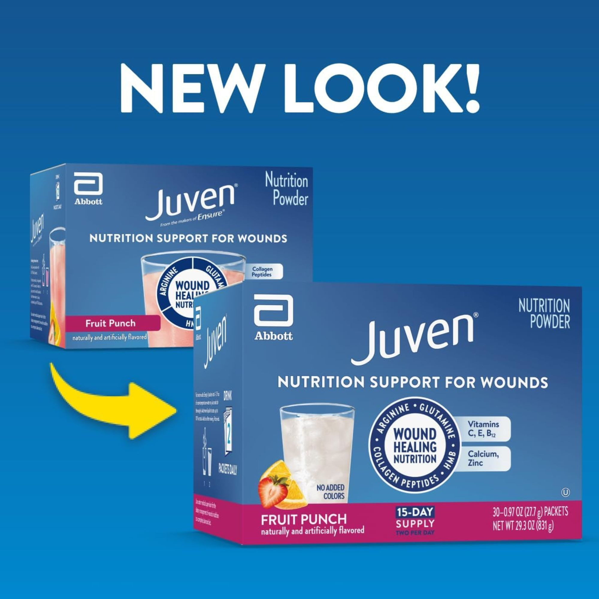 Juven Nutrition Support for Wound Healing, Fruit Punch
