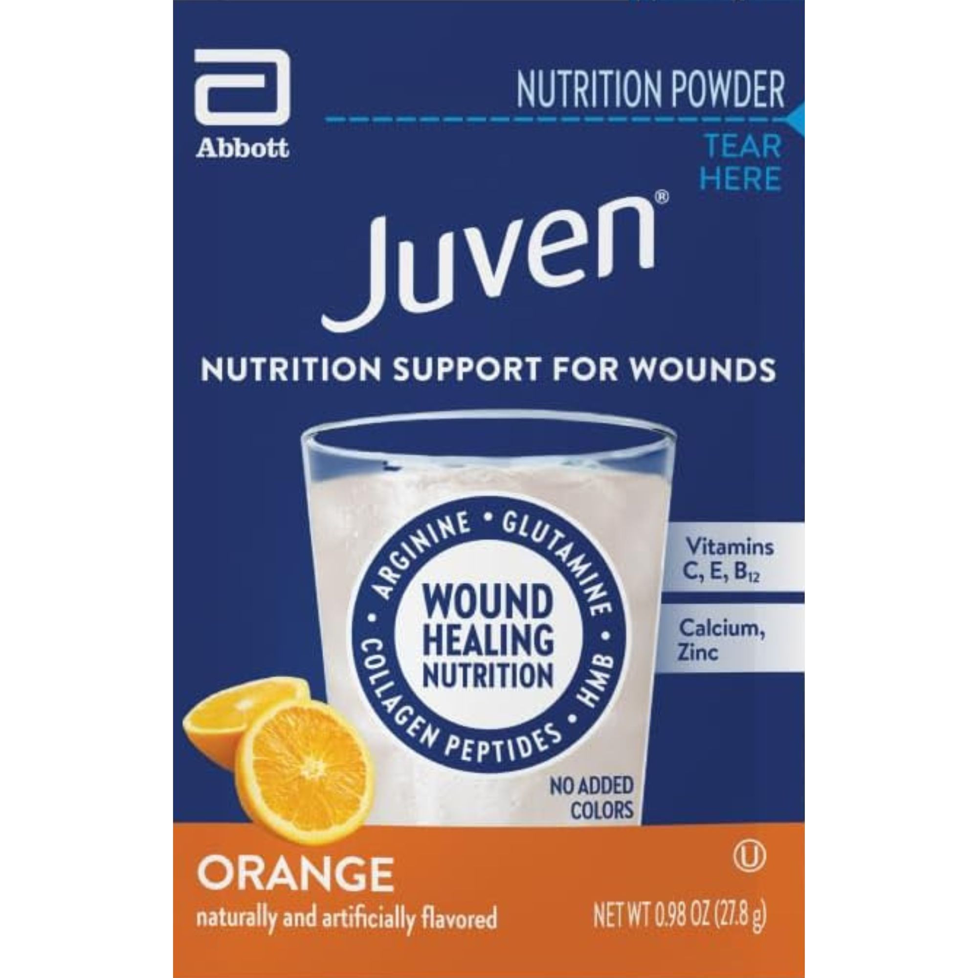 Juven Nutrition Support for Wound Healing, Orange