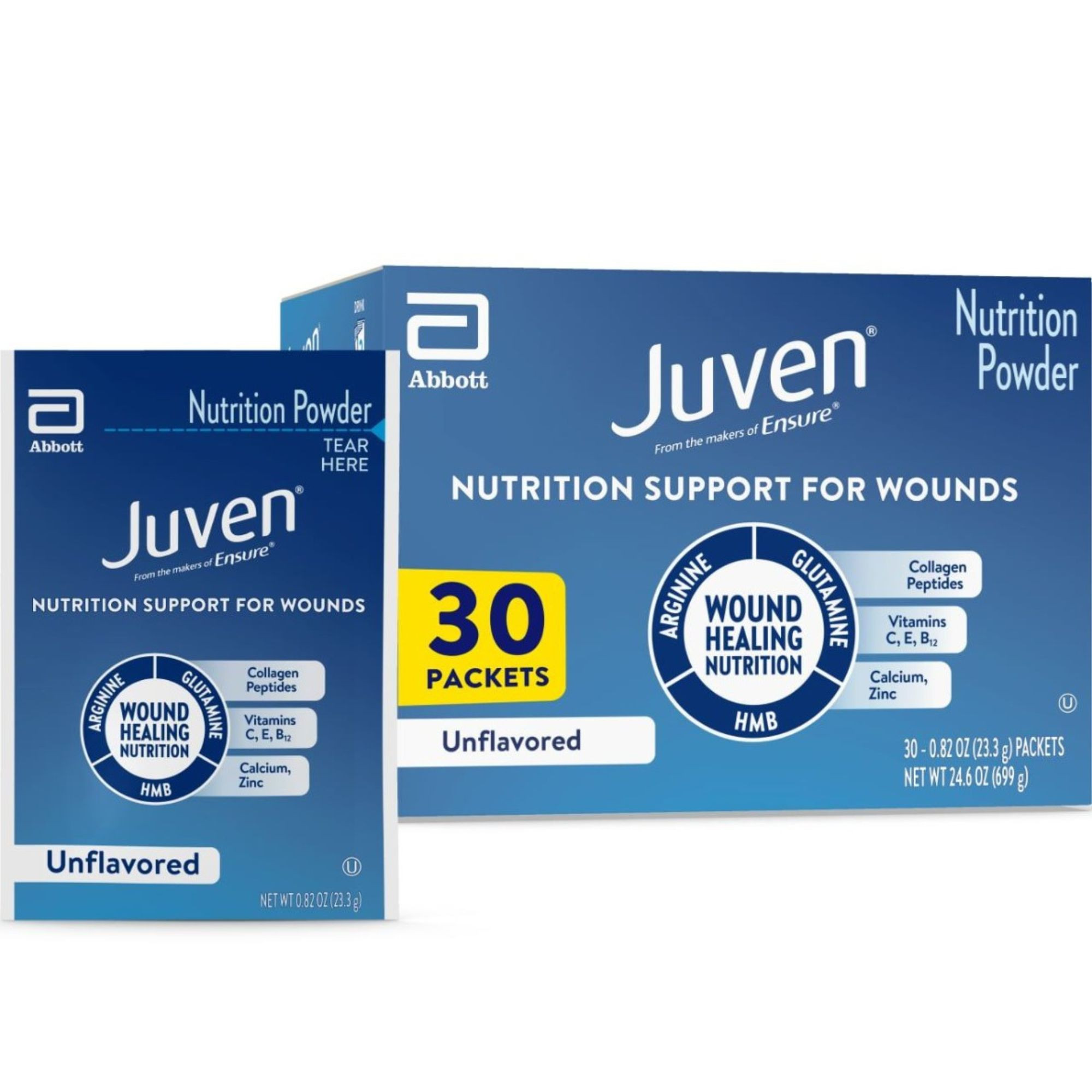 Juven Therapeutic Nutrition Powder for Wound Healing, Unflavored