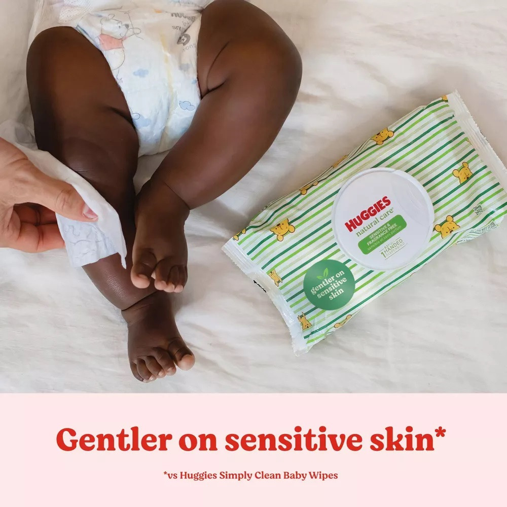 Huggies Natural Care Baby Wipes, Aloe/Vitamin E, Unscented