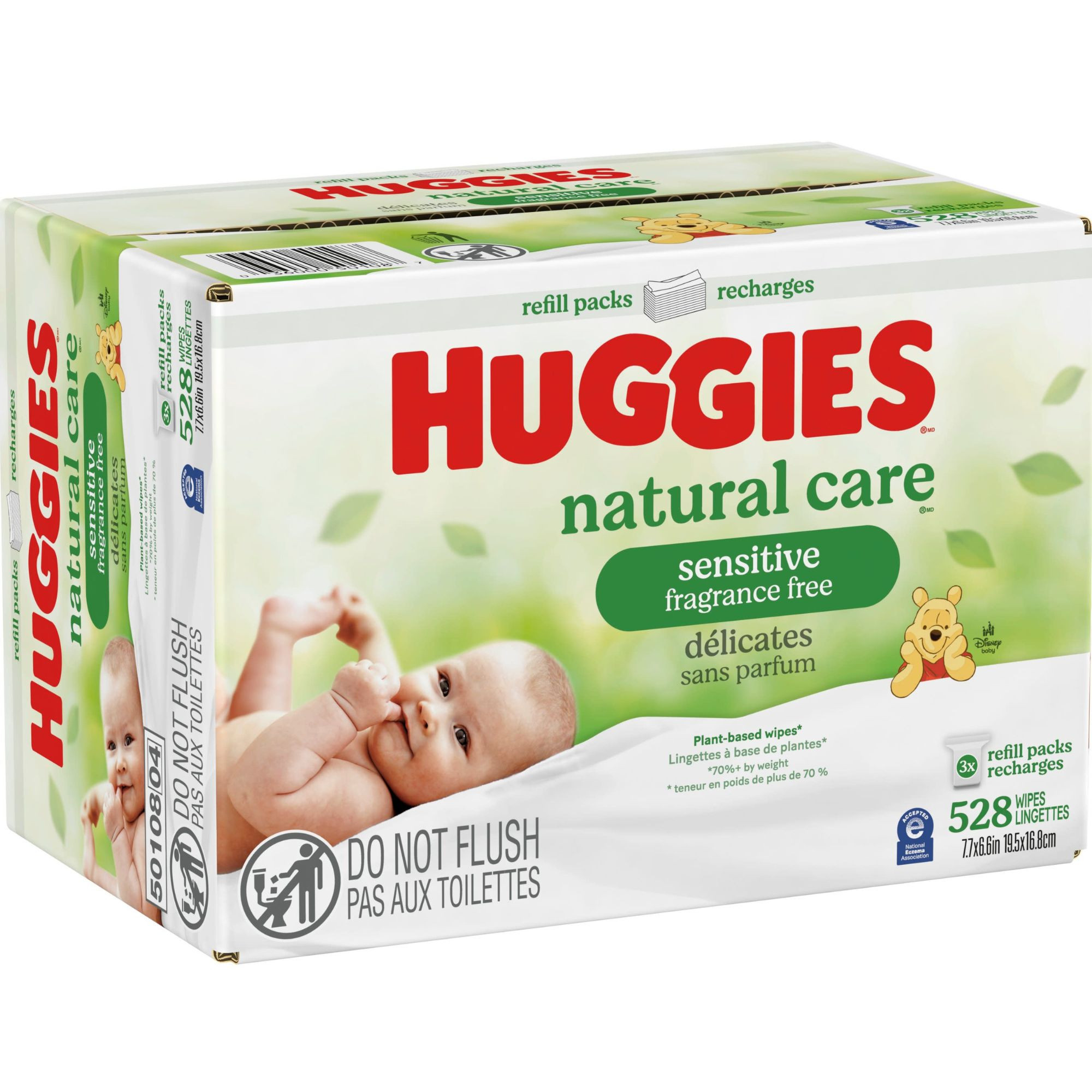 Huggies Natural Care Baby Wipes, Aloe/Vitamin E, Unscented