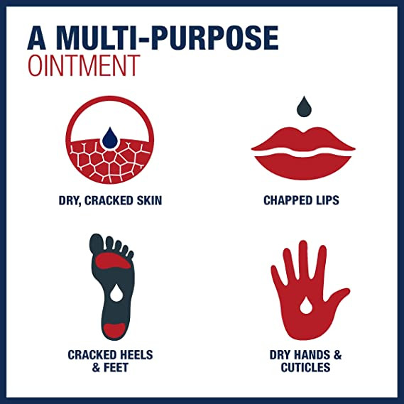 Aquaphor Advanced Therapy Hand and Body Moisturizer, Jar, Unscented, 3.5 oz.