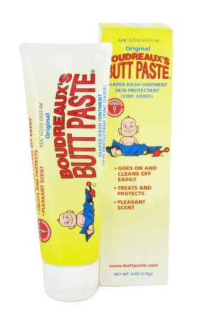 Boudreaux's Butt Paste Diaper Rash Treatment, Tube, Scented, Multiple Options, 62103033304, 4 oz Tube - 1 Each