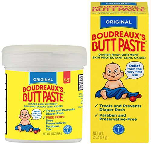 Boudreaux's Butt Paste Diaper Rash Treatment, Tube, Scented, Multiple Options