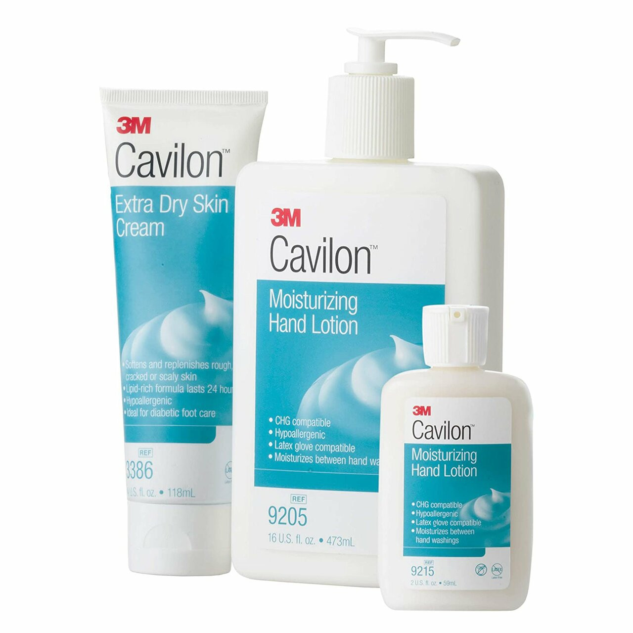 3M Cavilon Hand Moisturizer, Pump Bottle, Unscented Lotion, 16 oz.