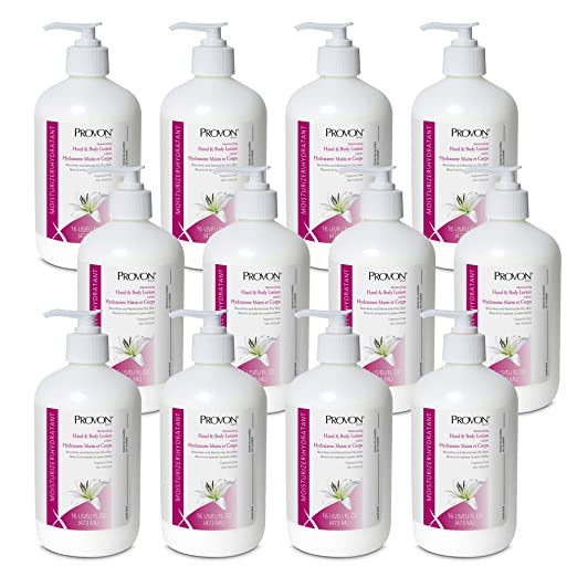 PROVON Hand and Body Moisturizer, Pump Bottle, Unscented Lotion, 16 oz.