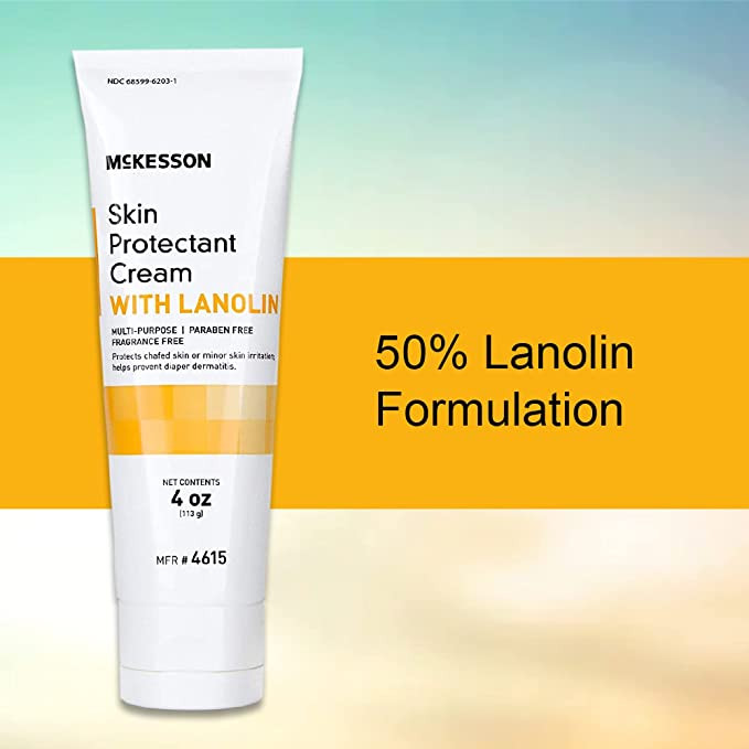 McKesson Skin Protectant Cream, Tube, Unscented, 4 oz.