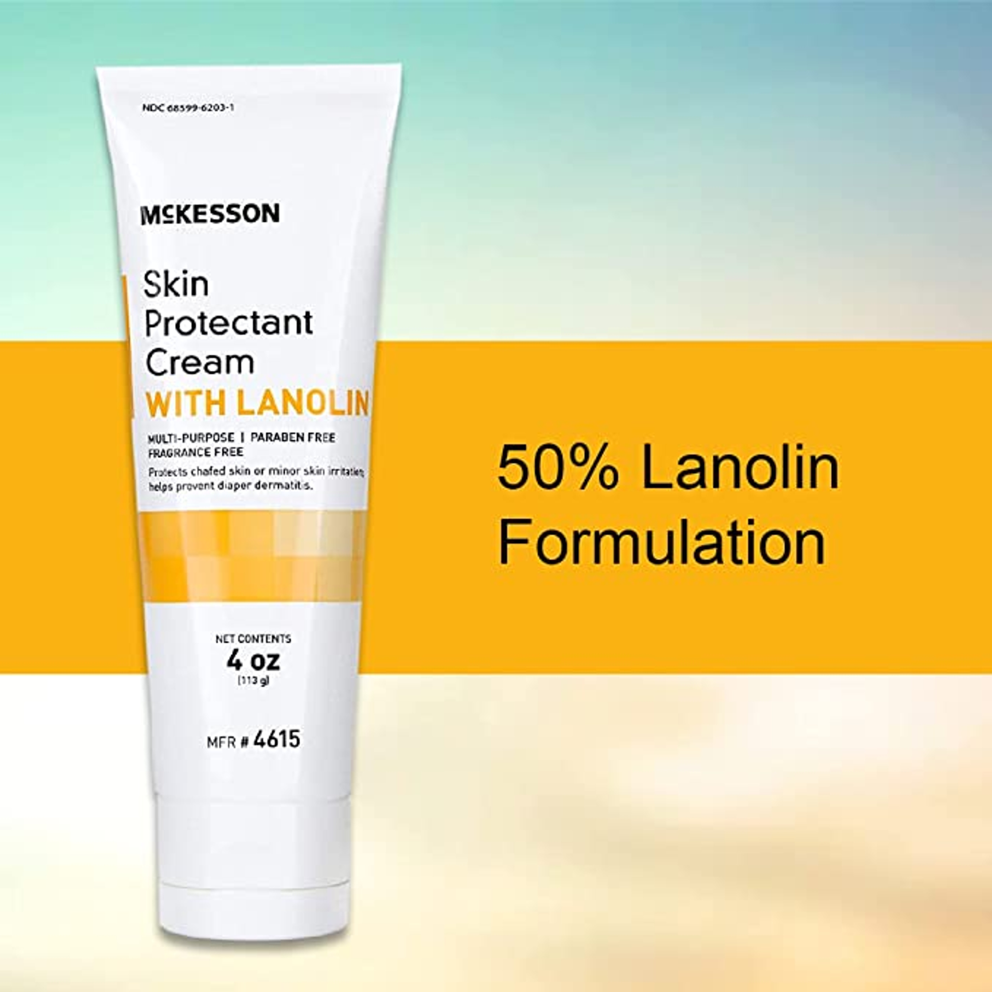 McKesson Skin Protectant Cream, Tube, Unscented, 4 oz.