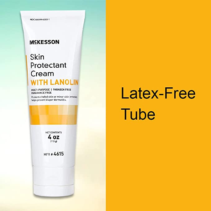McKesson Skin Protectant Cream, Tube, Unscented, 4 oz.