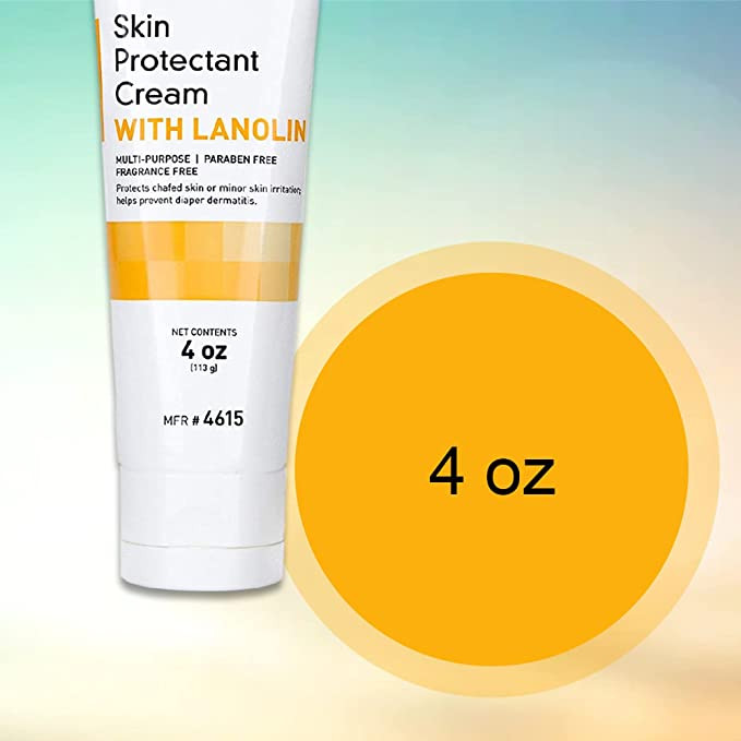 McKesson Skin Protectant Cream, Tube, Unscented, 4 oz.