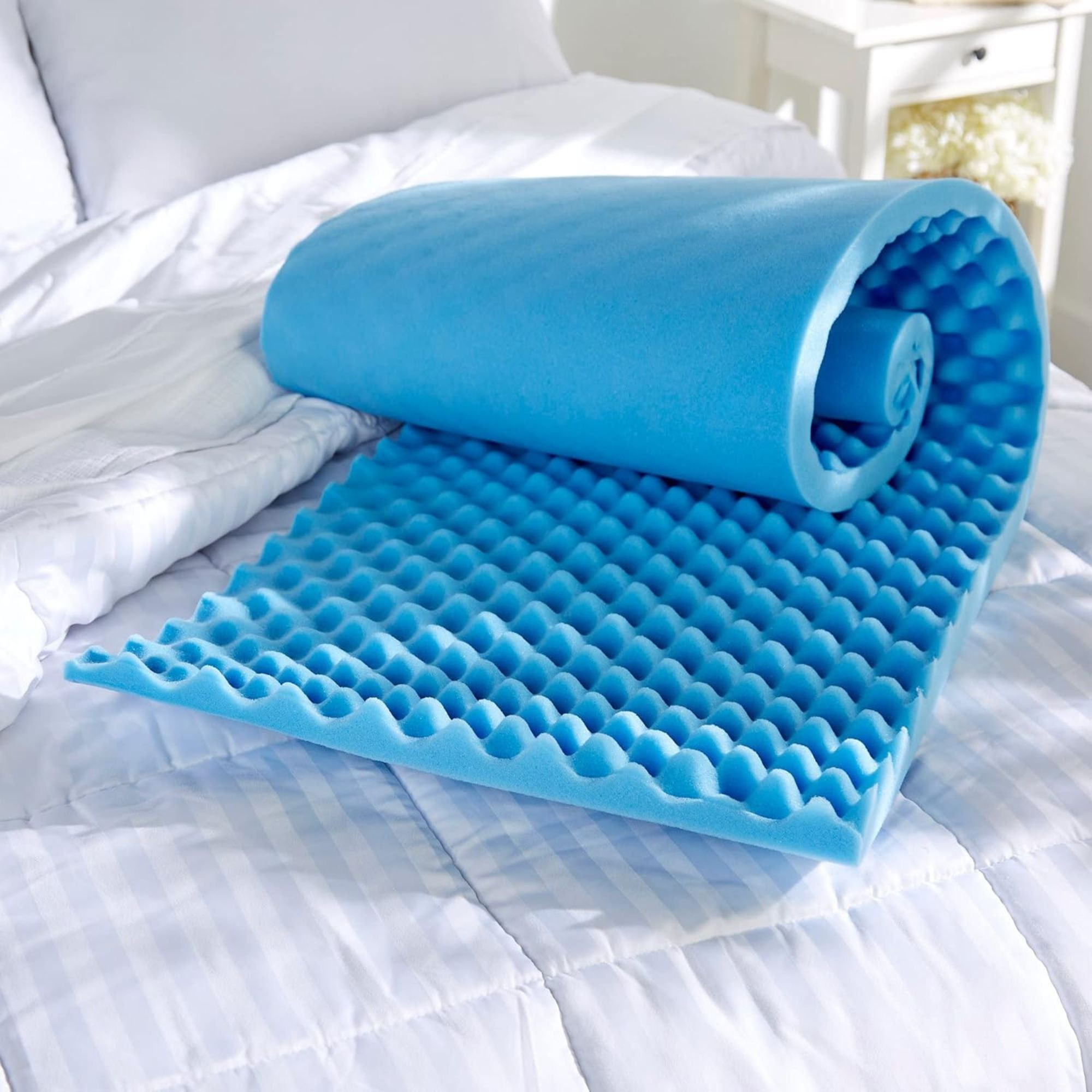 McKesson Convoluted Foam Mattress Overlay, Multiple Sizes
