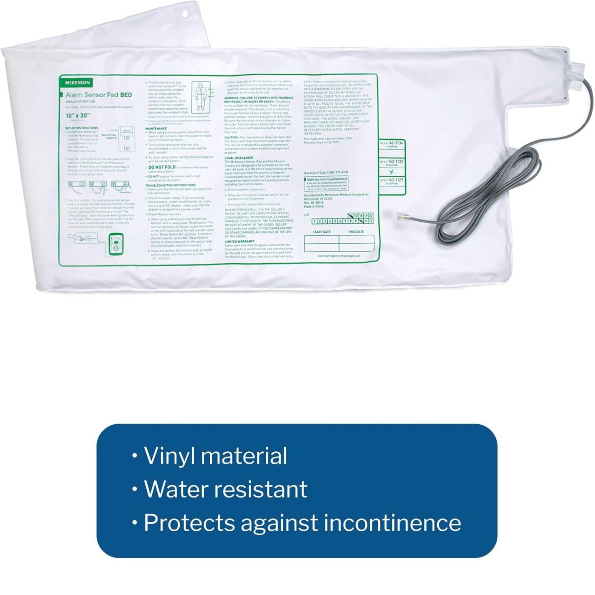 McKesson Alarm Sensor Pad, Bed