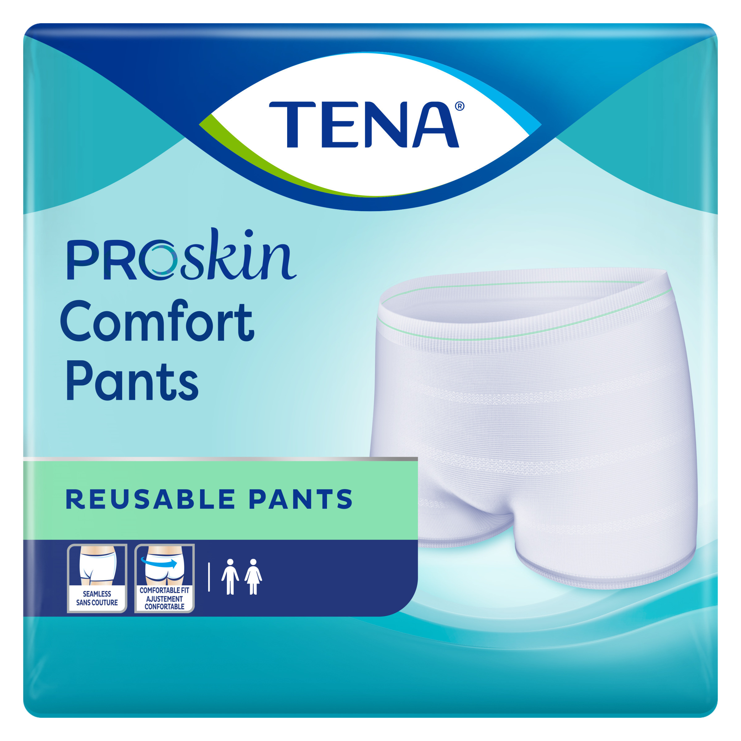 TENA Comfort Reusable Pull On Knit Pant, Unisex