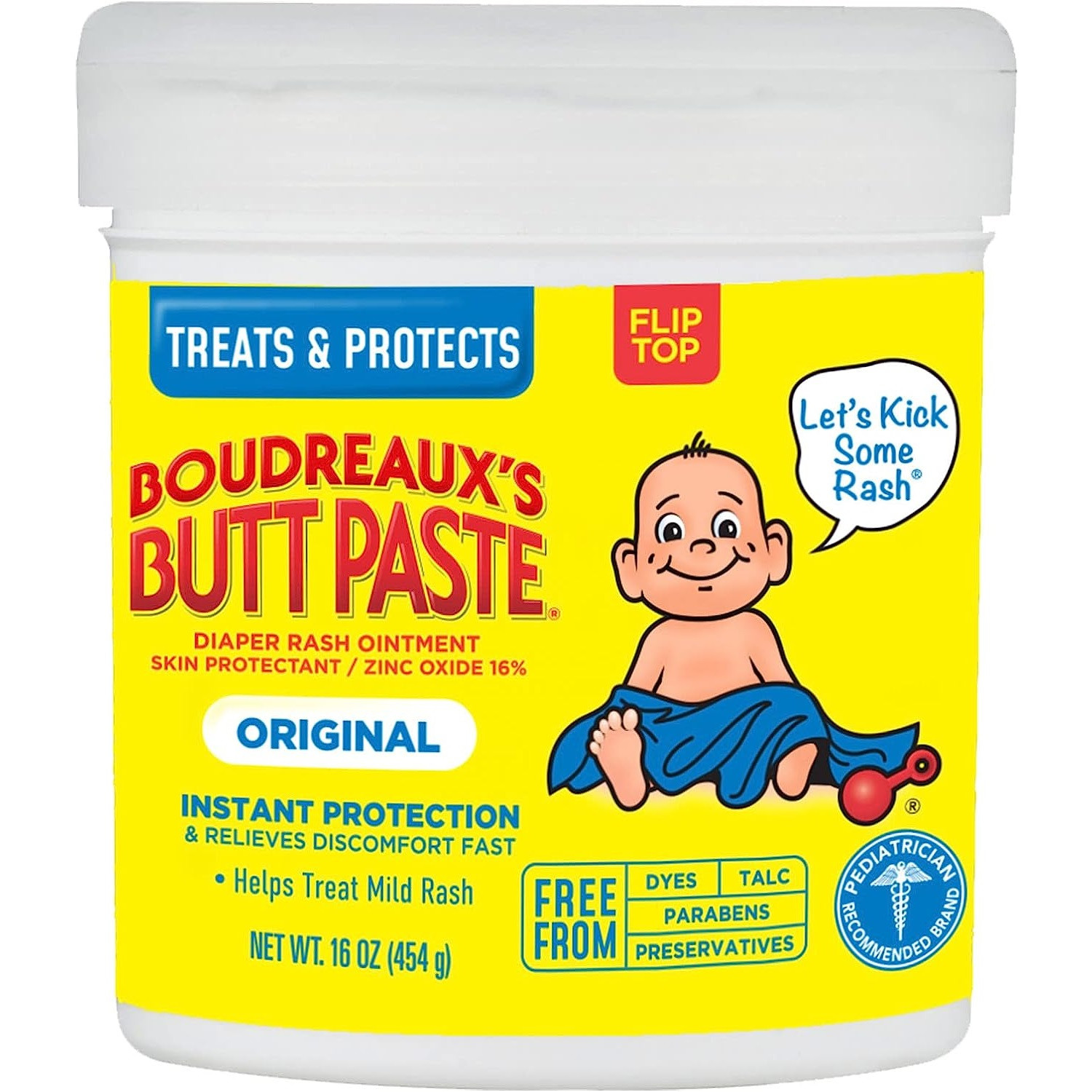 Boudreaux's Butt Paste Baby Diaper Rash Ointment Original