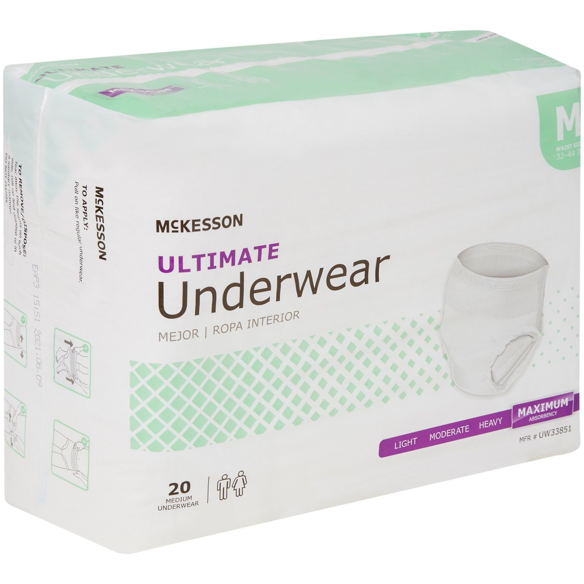 McKesson Ultimate Underwear, Maximum Absorbency