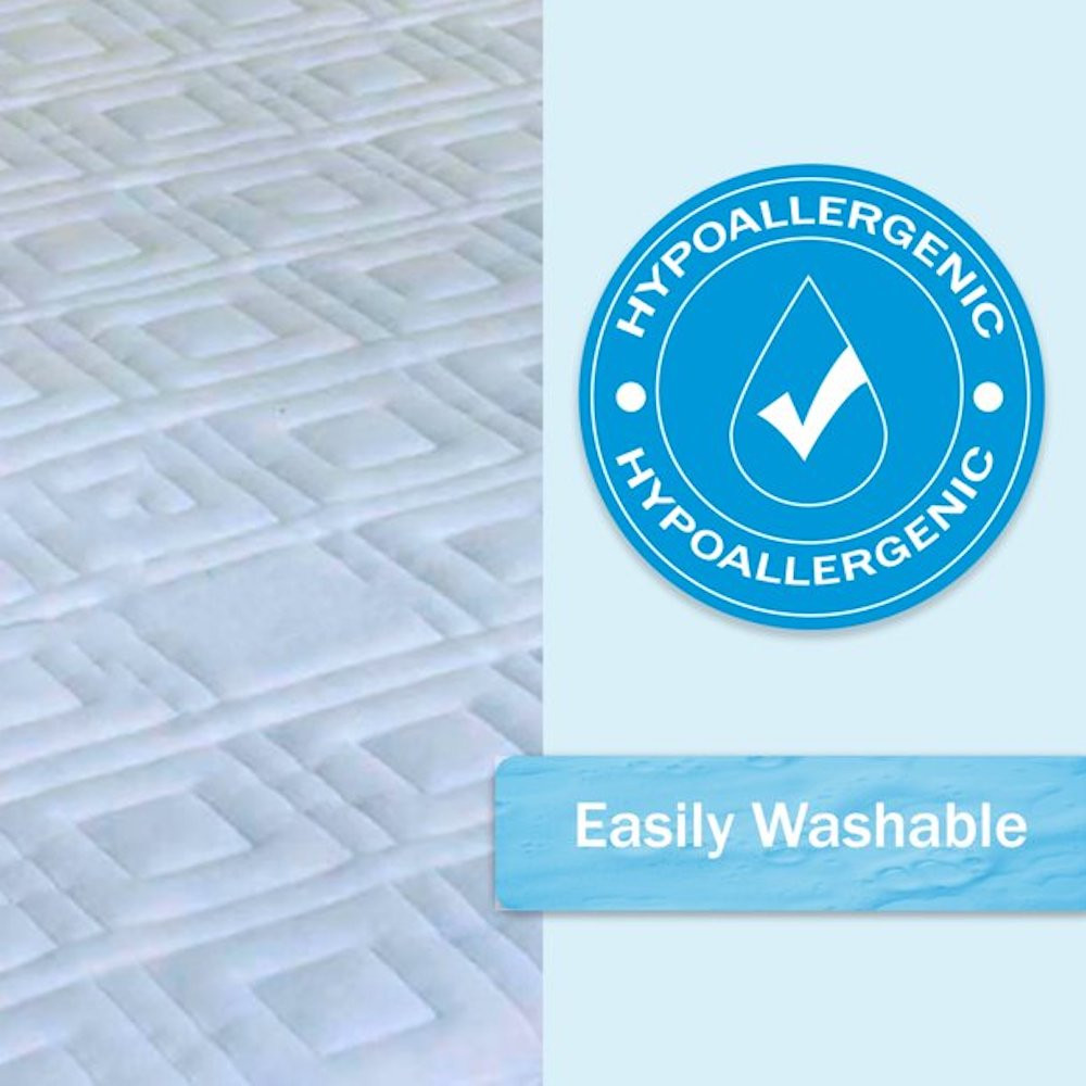 Dignity Waterproof Mattress Cover, Twin Size, Polyester/Vinyl, 39075, 39 X 75"