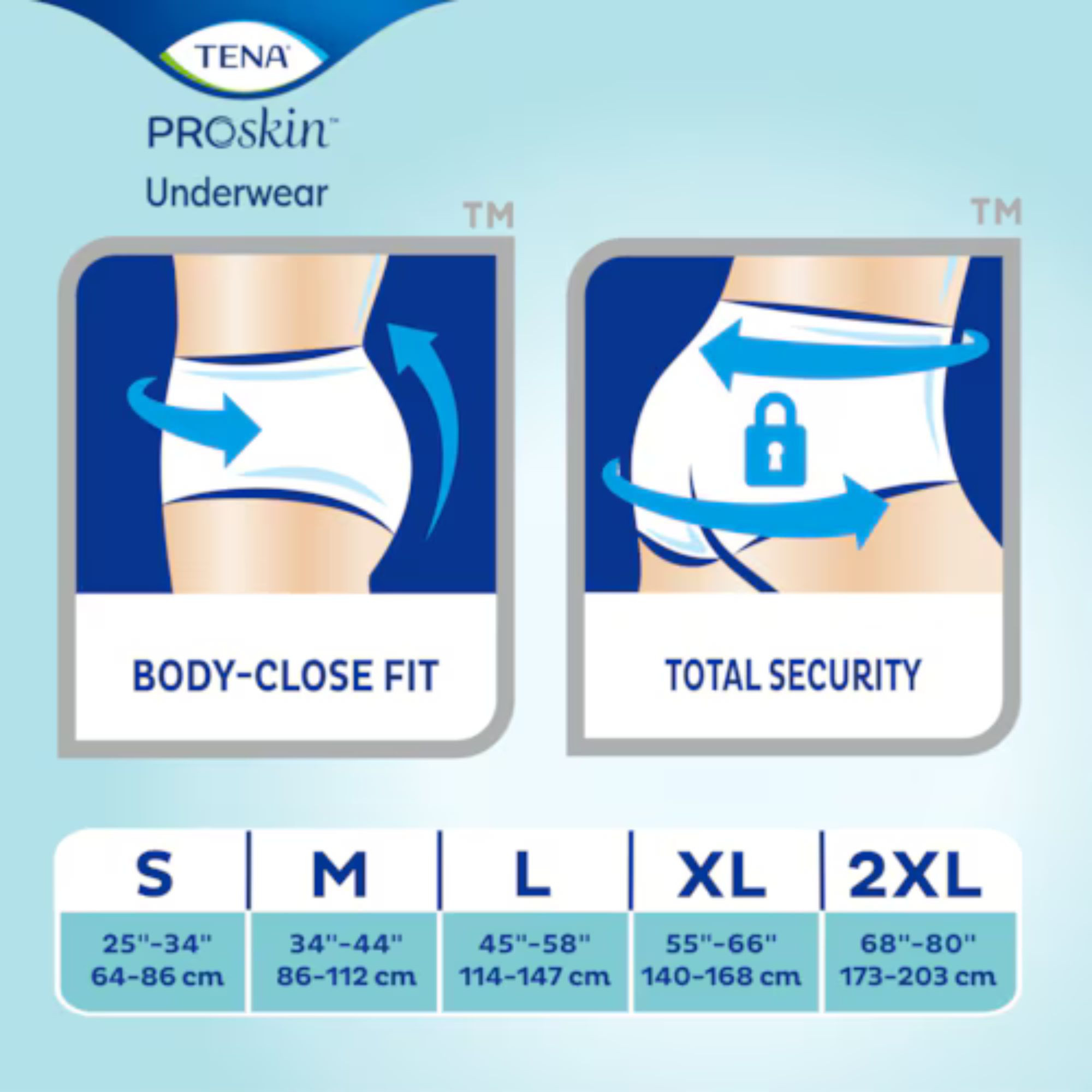 TENA ProSkin Plus Protective Adult Incontinence Underwear, Plus Absorbency