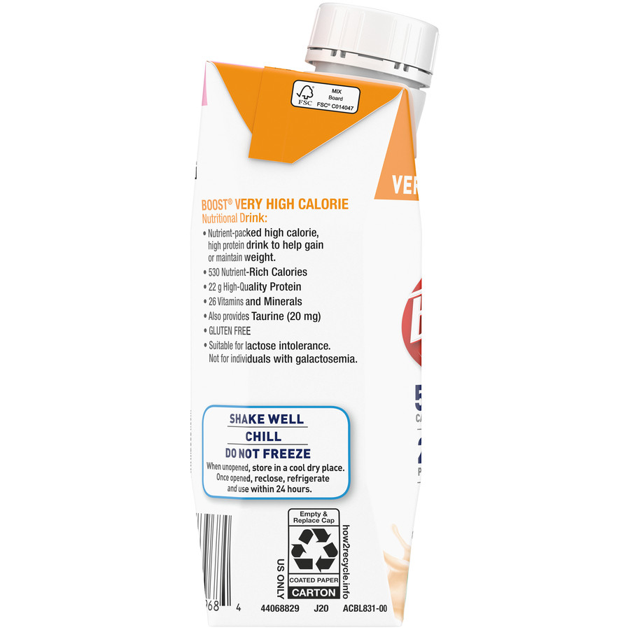 Boost Very High Calorie Nutritional Drink, Strawberry