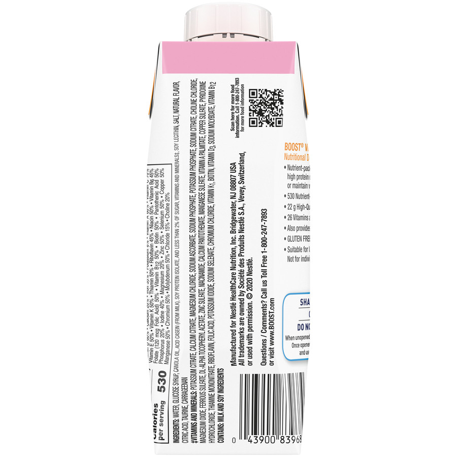 Boost Very High Calorie Nutritional Drink, Strawberry