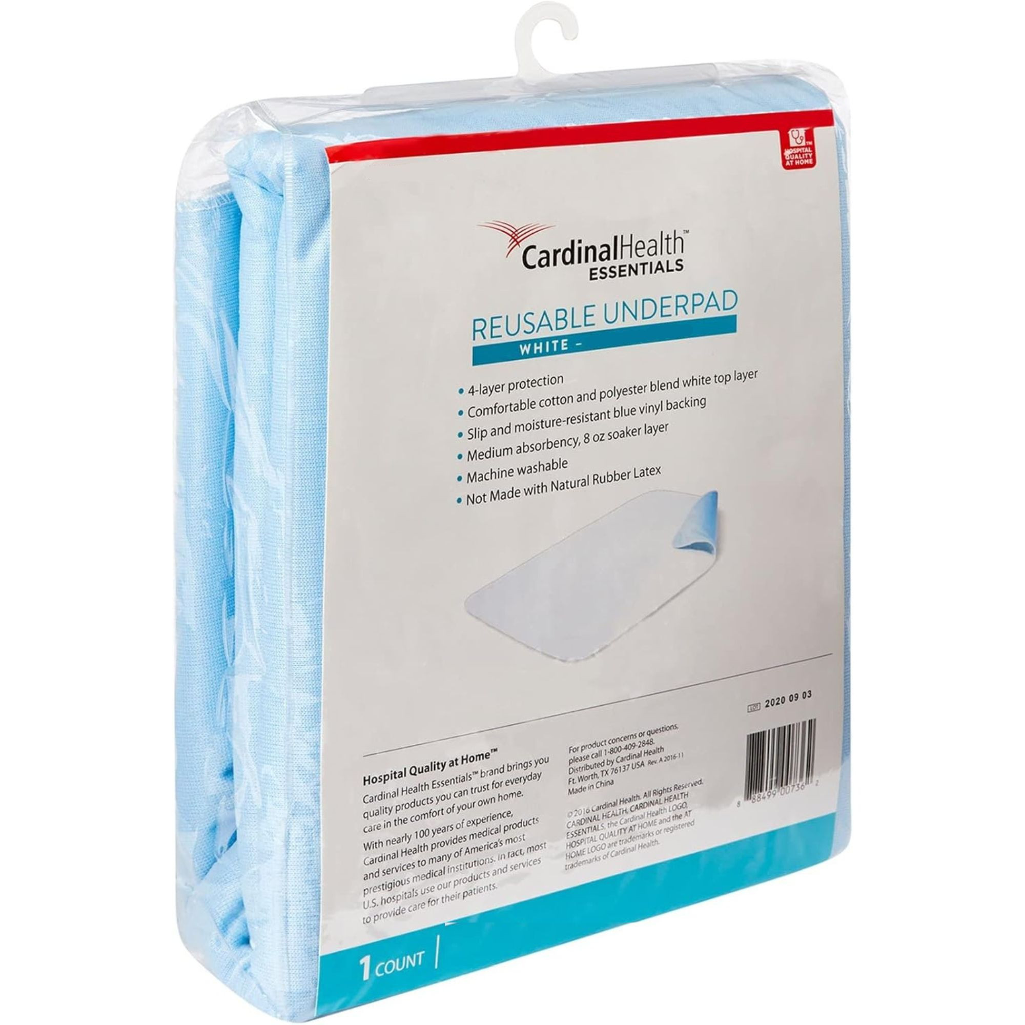 ReliaMed Reusable Underpad, Moderate Absorbency, ZRUP3436R, 34 X 36" - Each