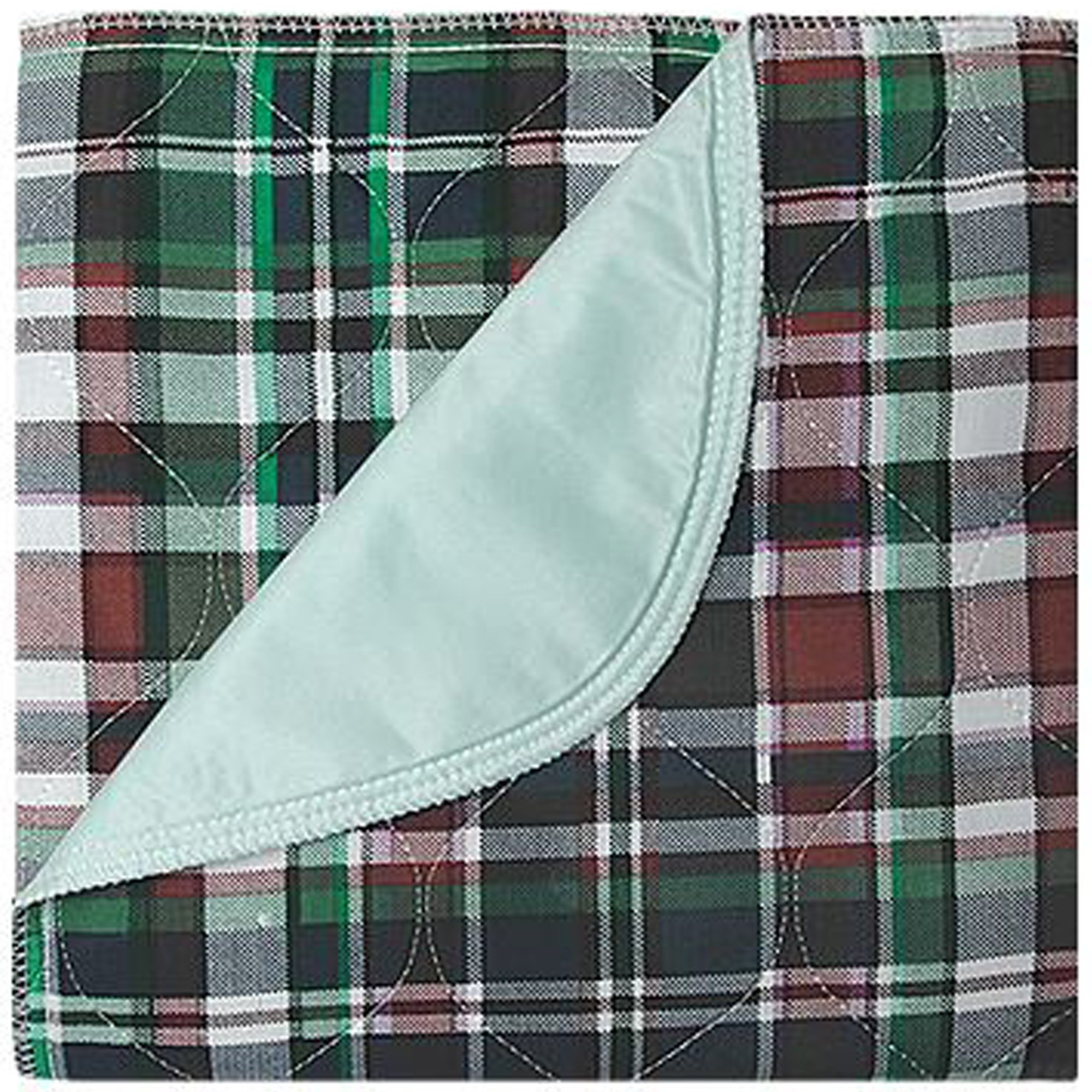 Beck's Classic Highland Blue Plaid Reusable Underpad, Heavy Absorbency, 7118P, 18 X 24" - 1 Each