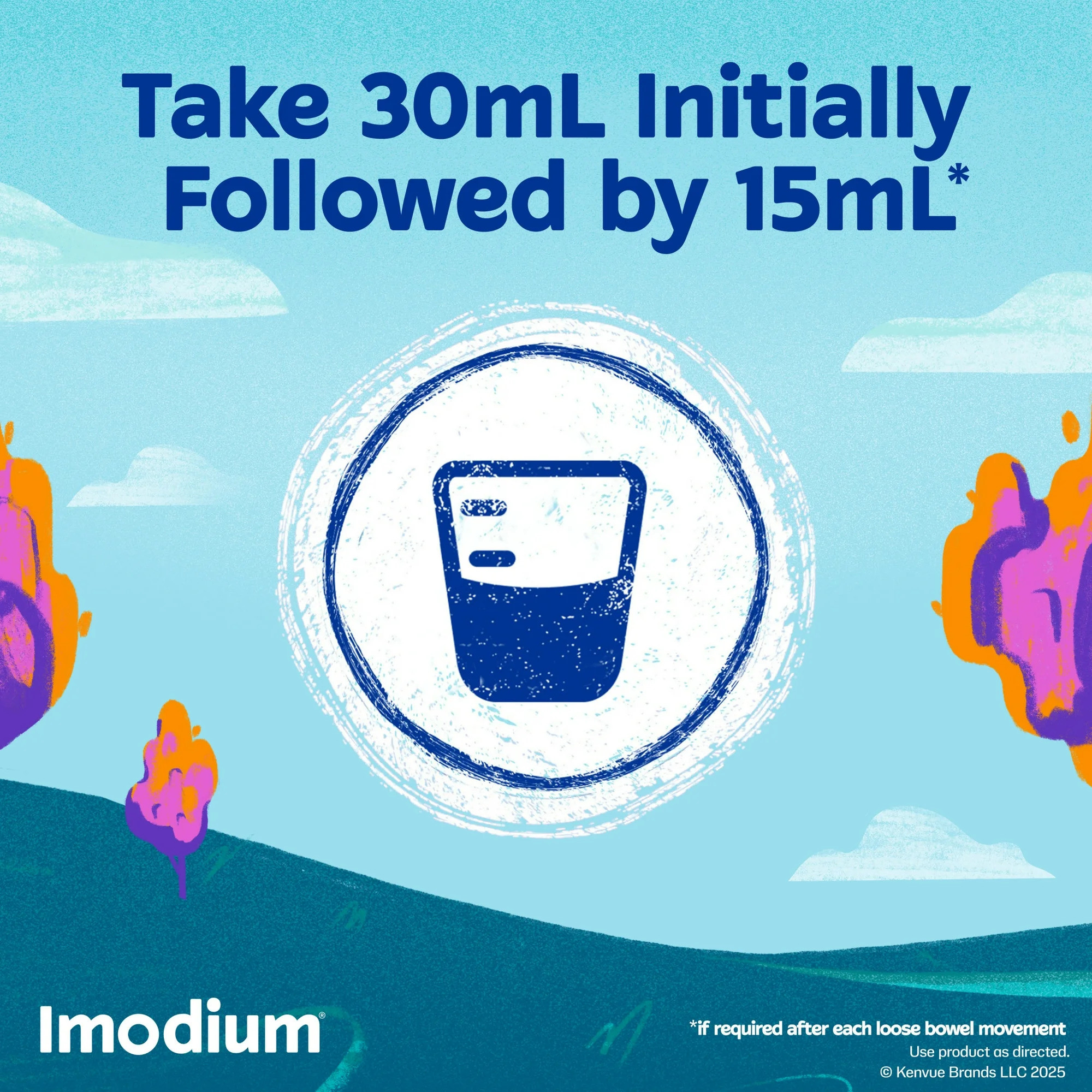 Imodium A-D Anti-Diarrheal, 4 oz., Cool Mint, 30045013404, 1 Each